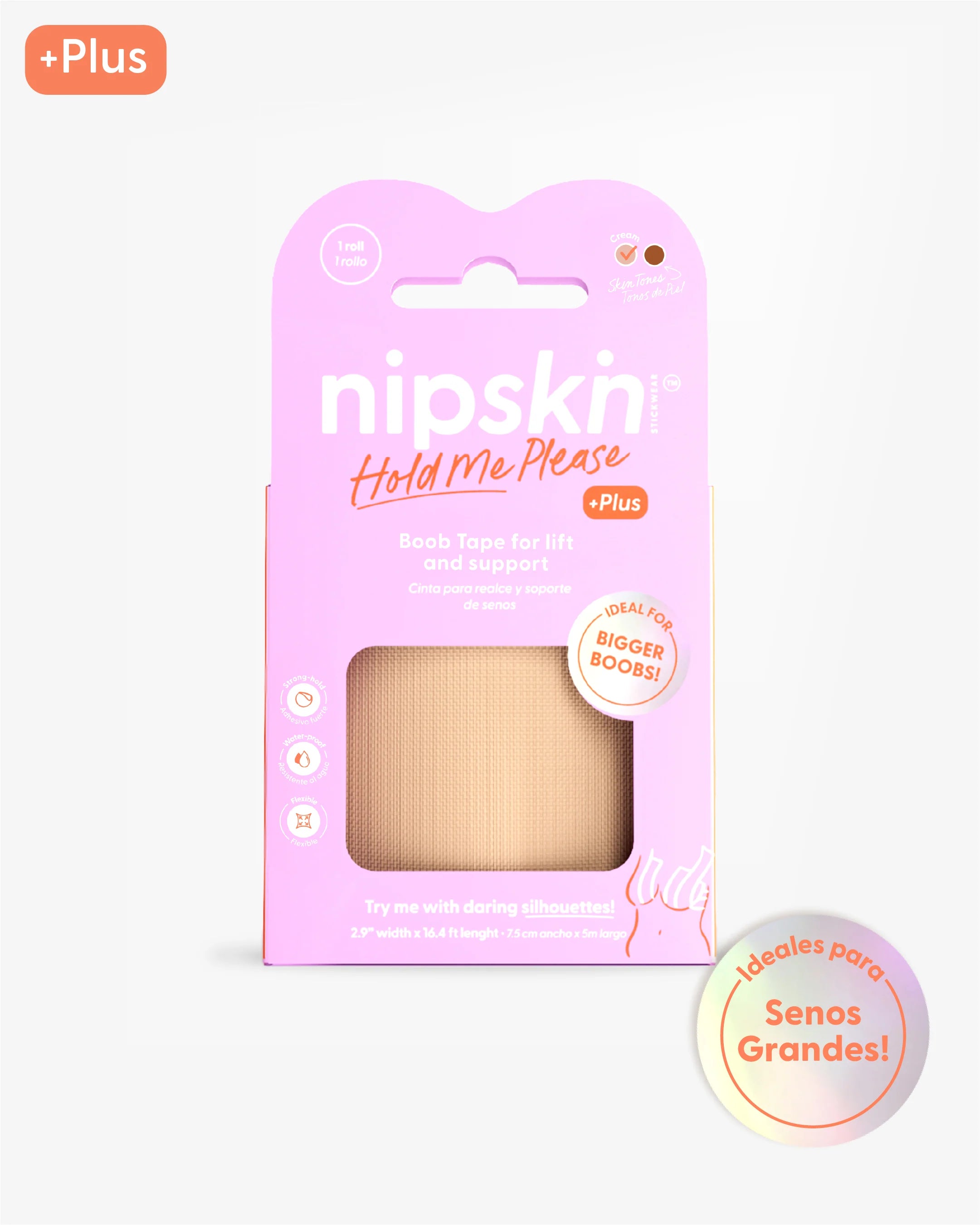 Cinta para realce y soporte de senos Nipskin NP053