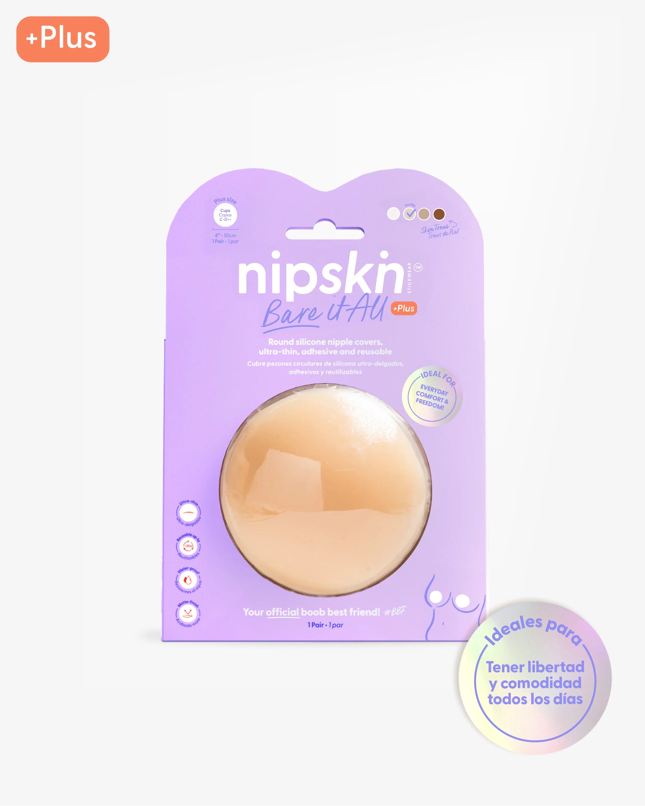 Nipple Covers Nipskin + Plus NP018-NP019-NP020