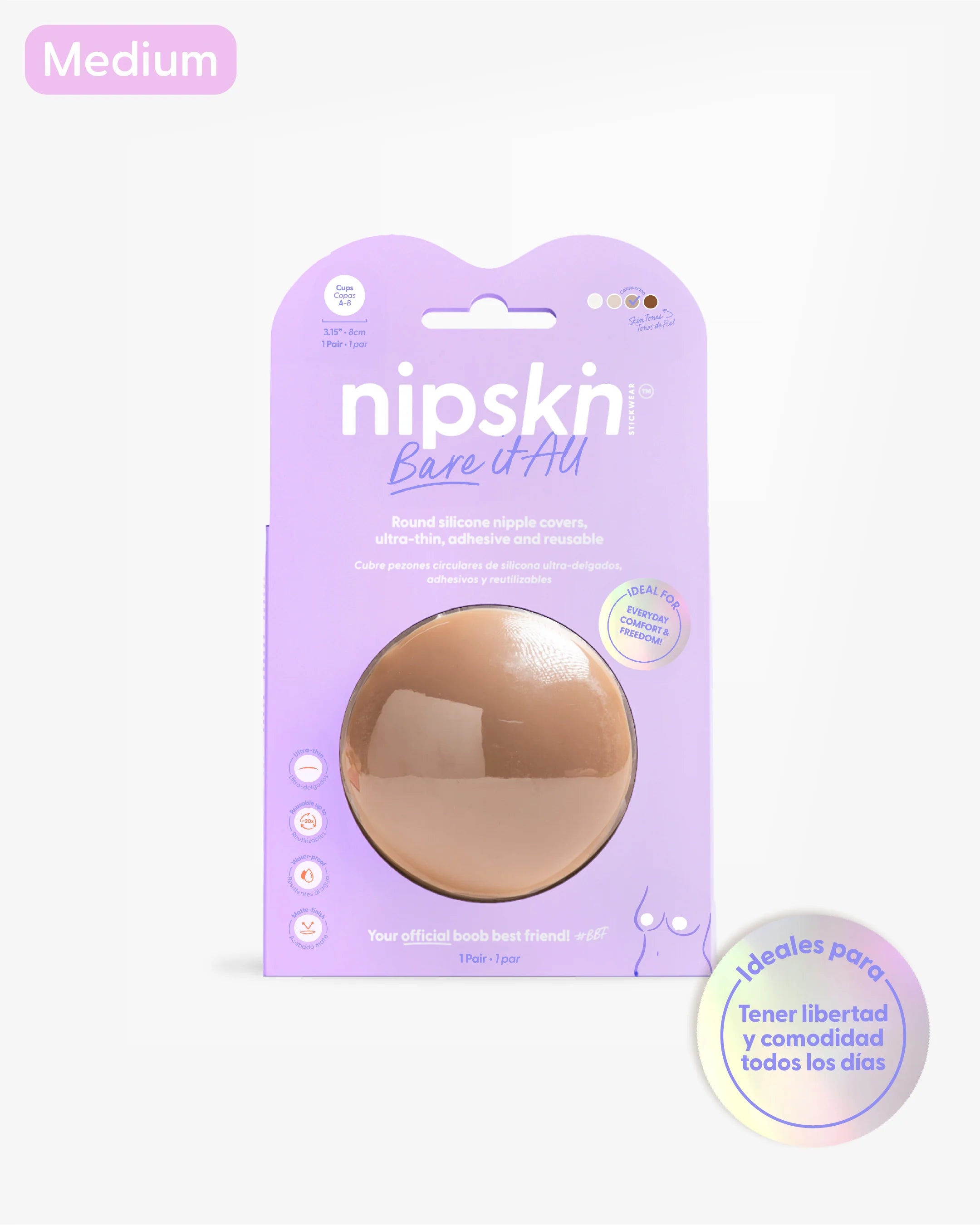 Nipple Covers Nipskin NP000-NP001-NP002