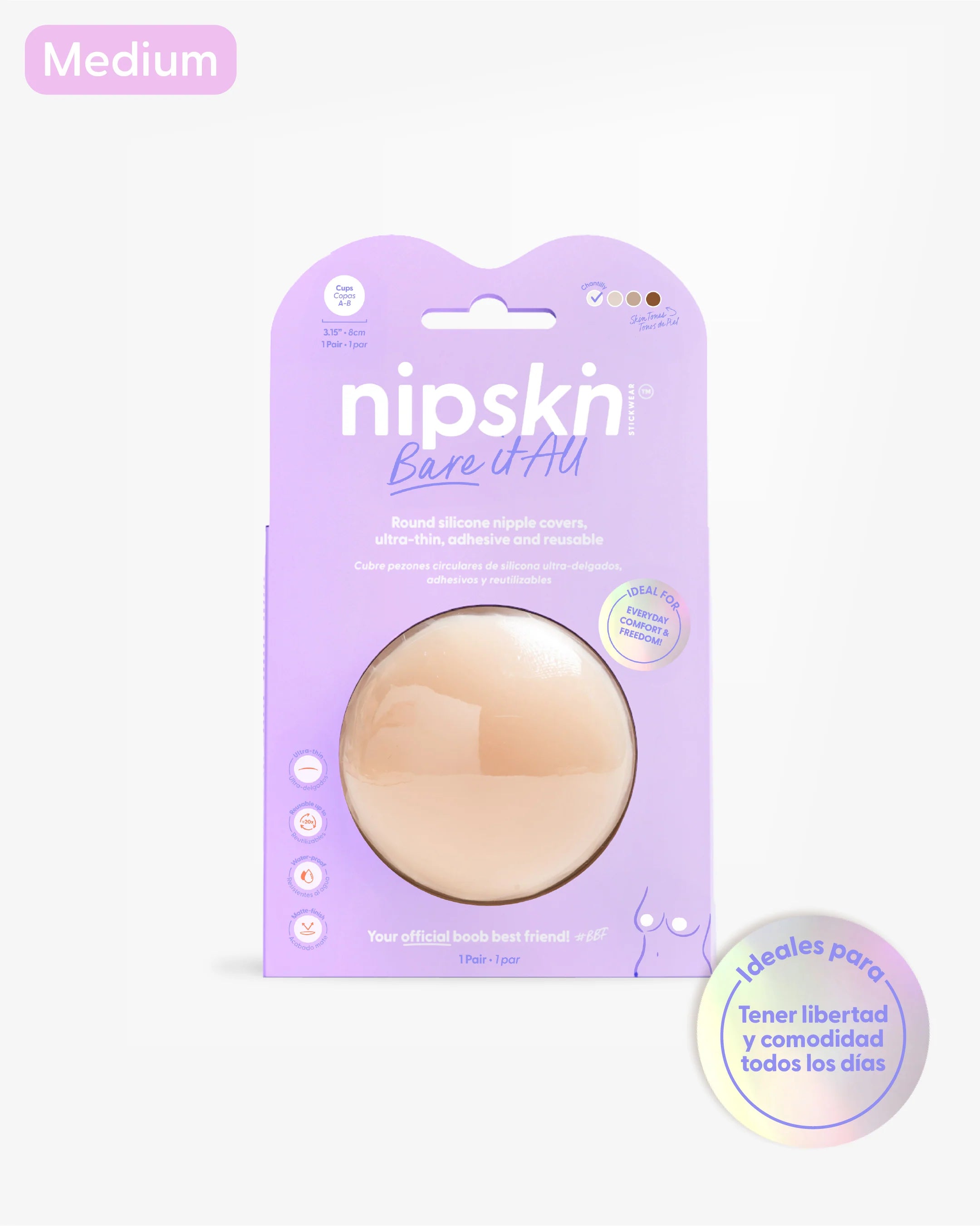 Nipple Covers Nipskin NP000-NP001-NP002