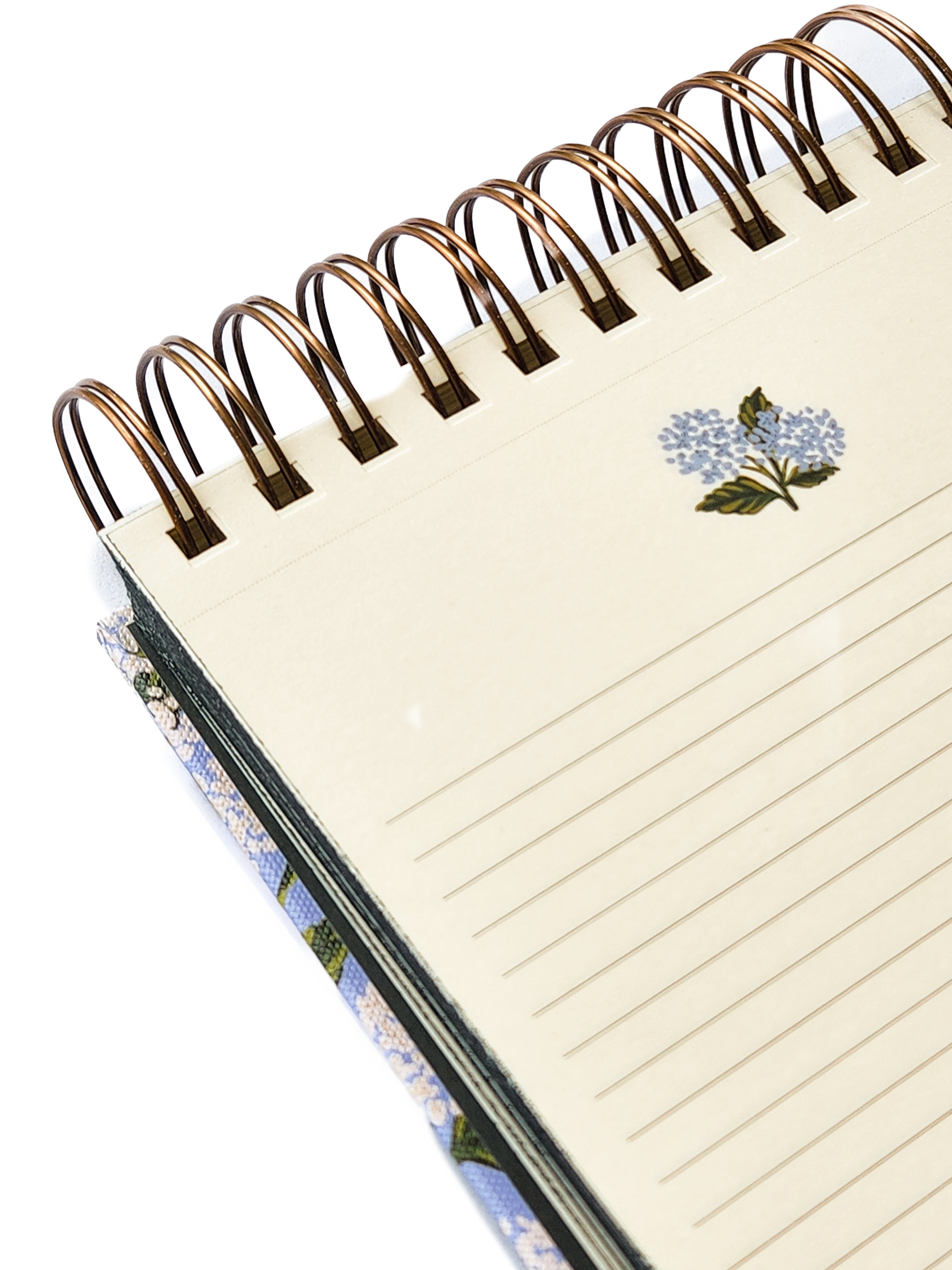 Libreta con estampado Rifle Paper Hydrangea NPJ006