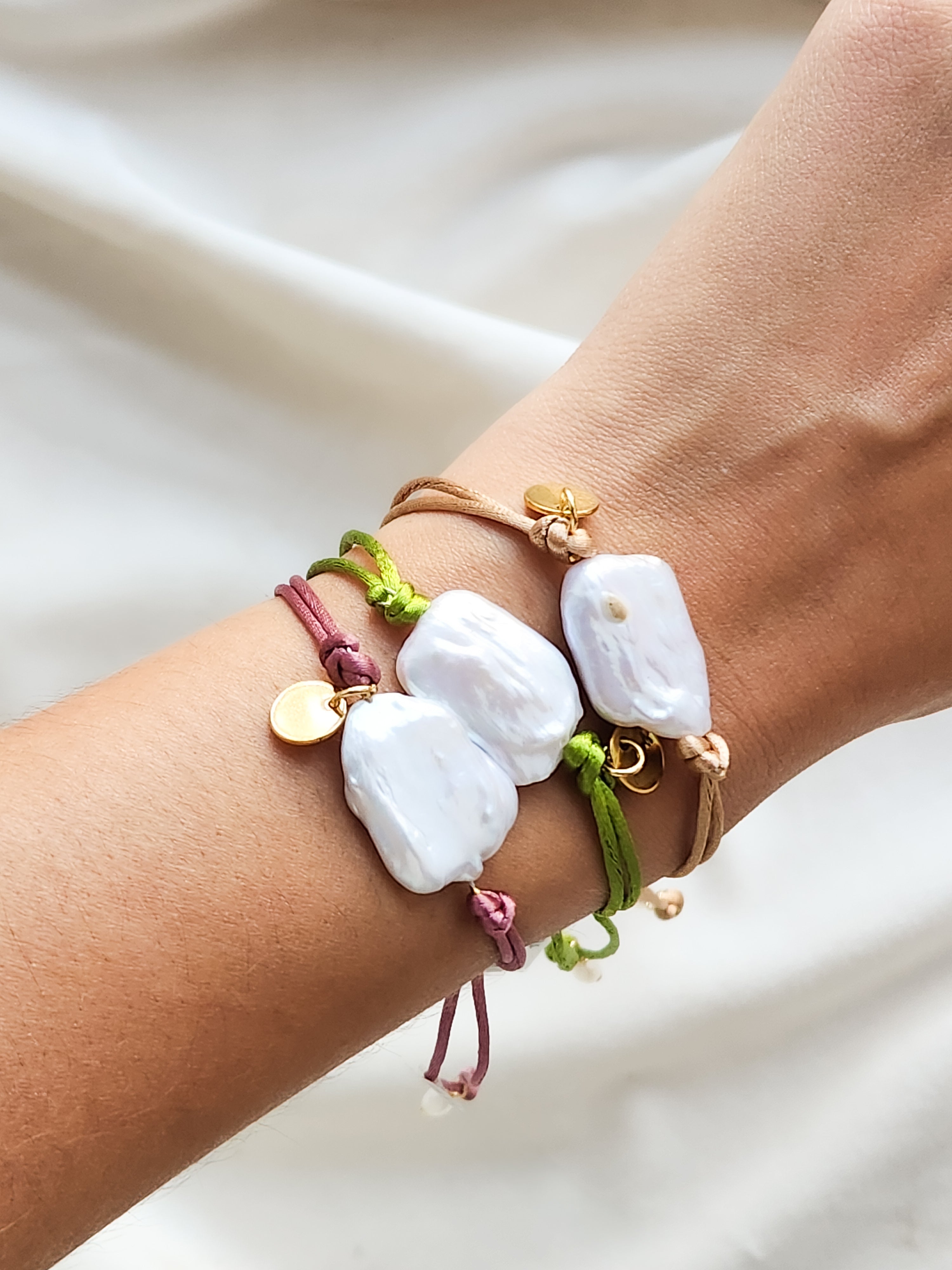 Pulsera ajustable una perla S Pearl´s Galileo