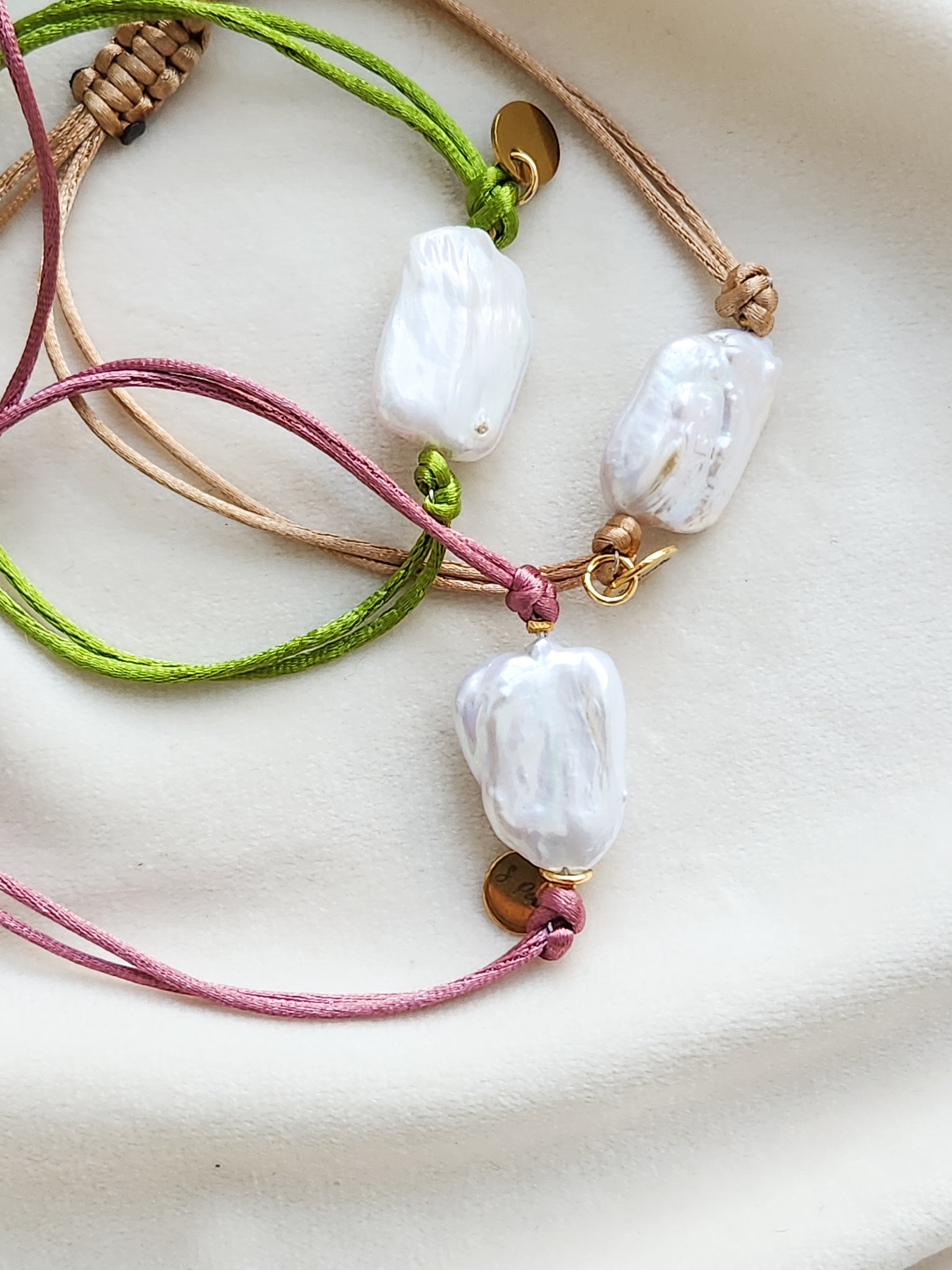Pulsera ajustable una perla S Pearl´s Galileo
