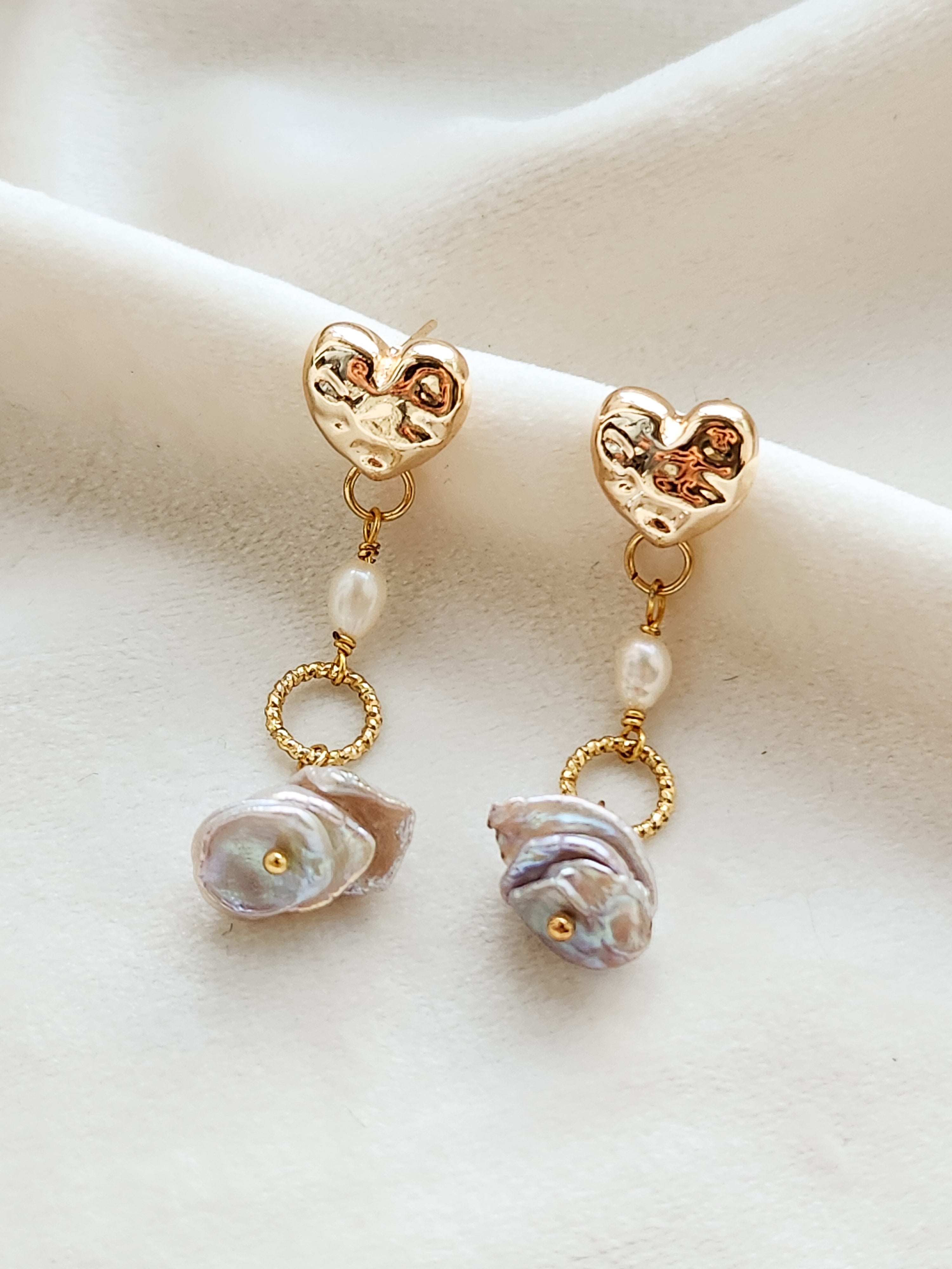 Aretes de perlas premium largas S Pearl´s Suiza