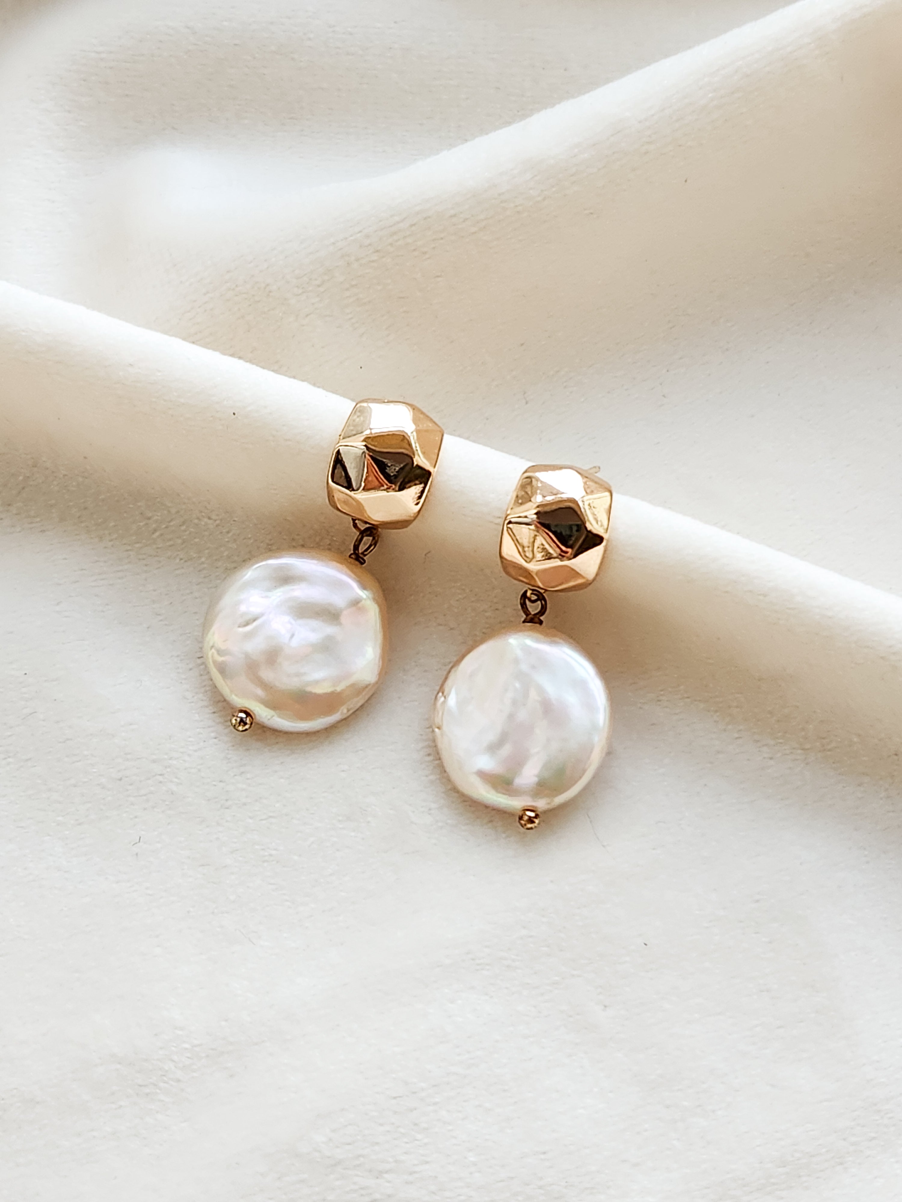 Aretes de perlas premium S Pearls EAR02P