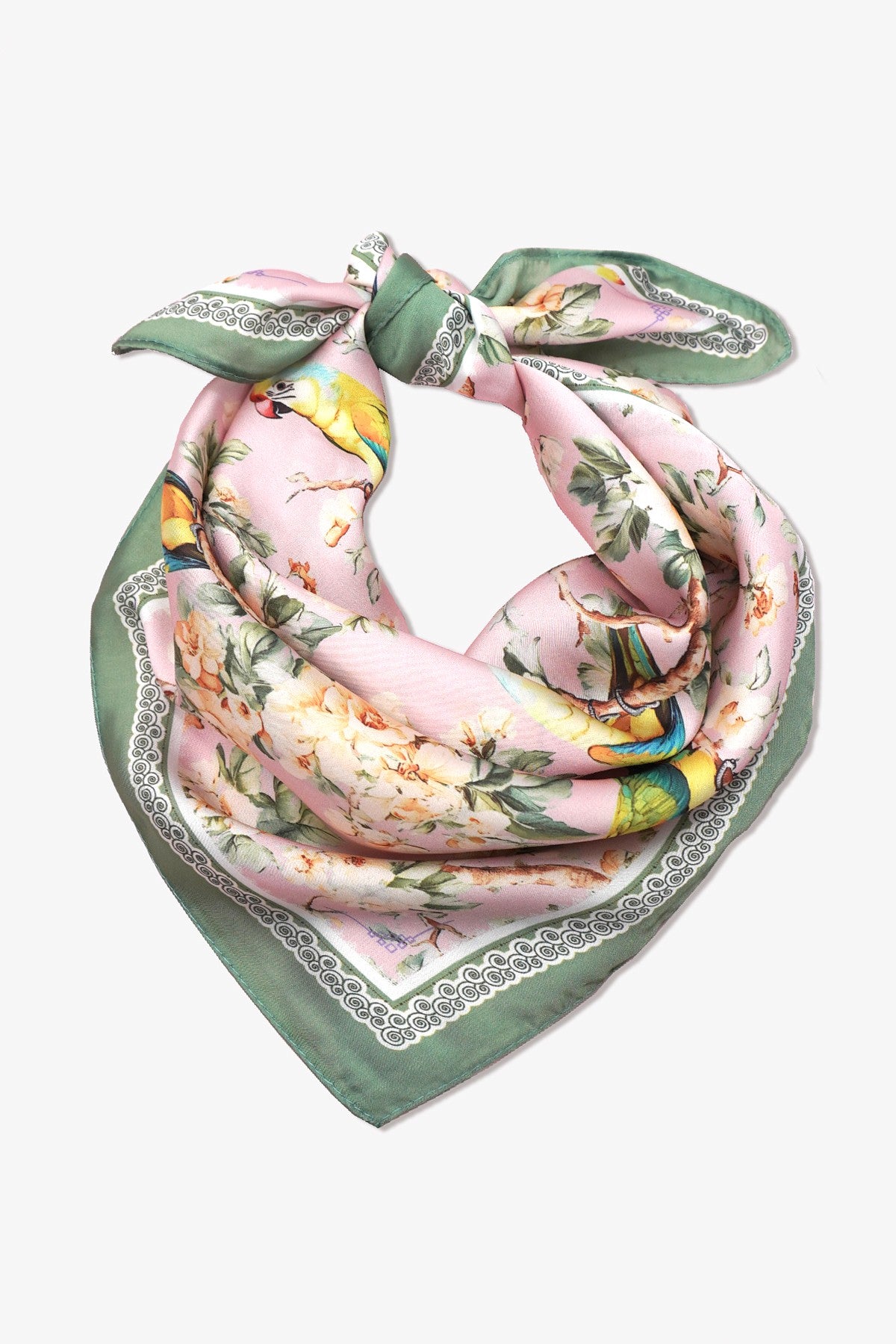 Pañuelo tipo bandana Pájaro floral 40SC641
