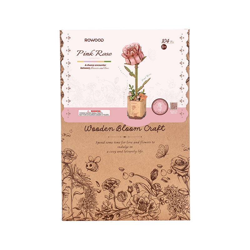 Puzzle Pink Rose Rowood TW041