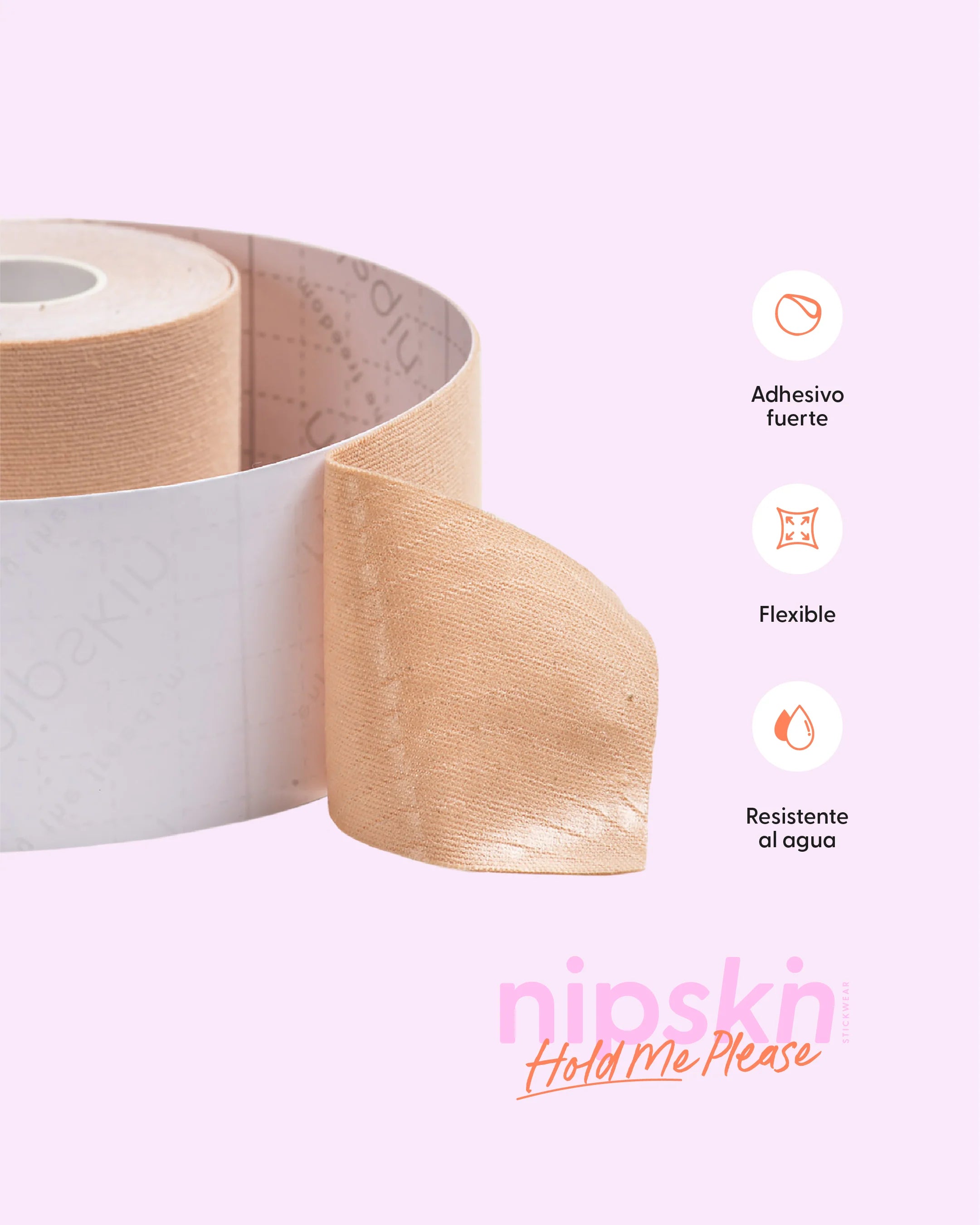 Cinta para realce y soporte de senos Nipskin NP053