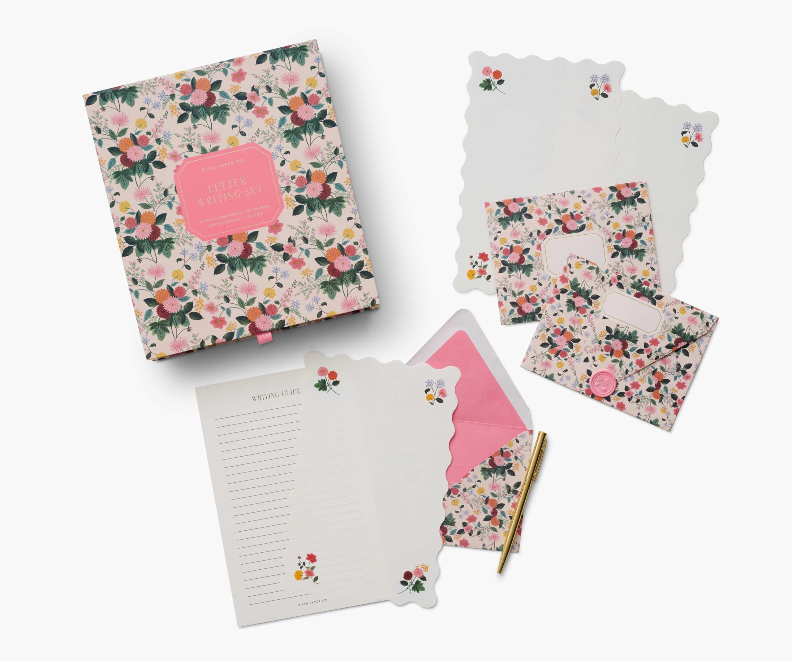 Dahlia Letter Writing Set Rifle Paper LWS003