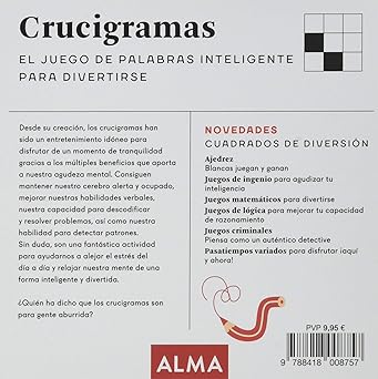 Crucigramas el juego de palabras inteligente Alma Crcgrm