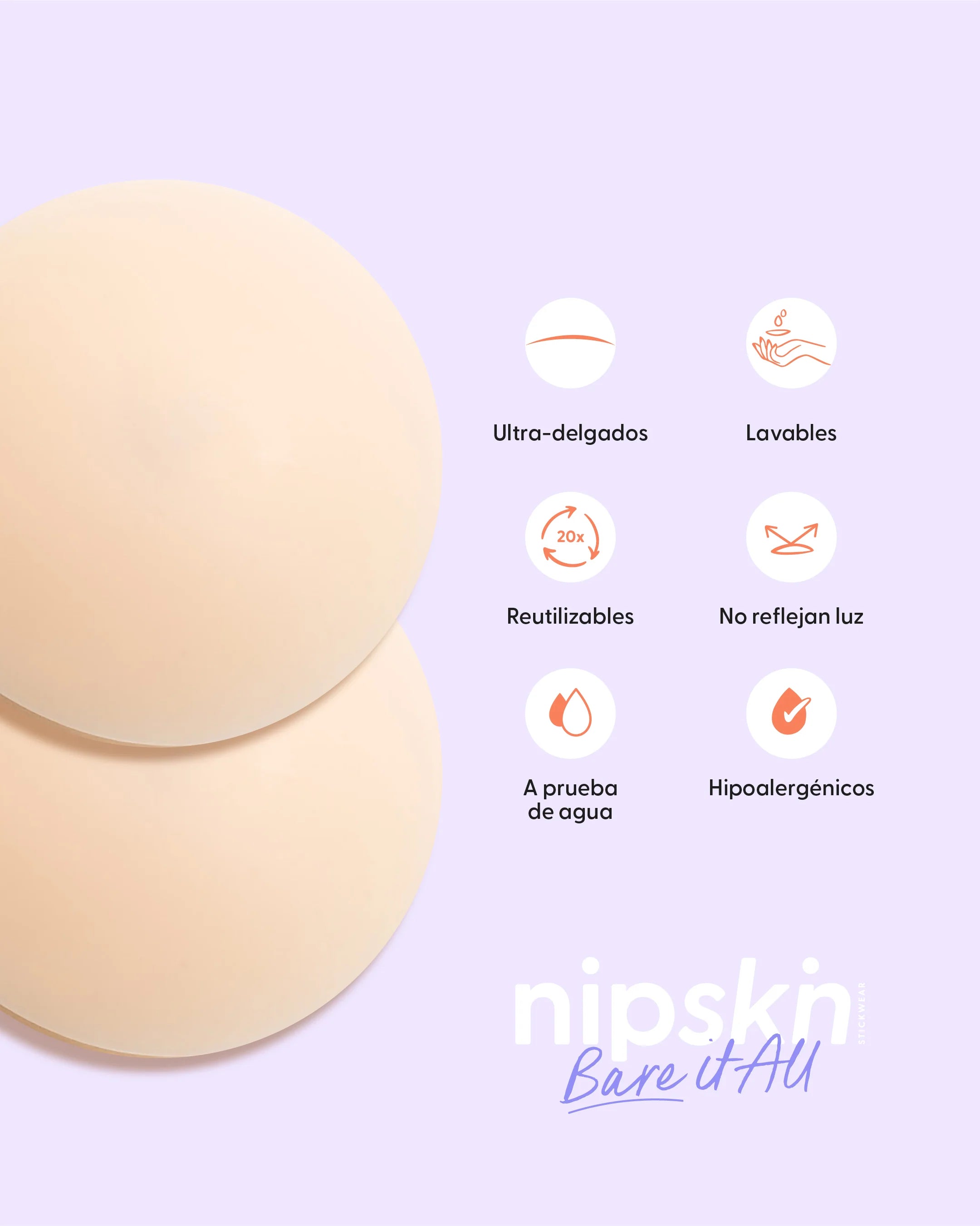 Nipple Covers Nipskin + Plus NP018-NP019-NP020