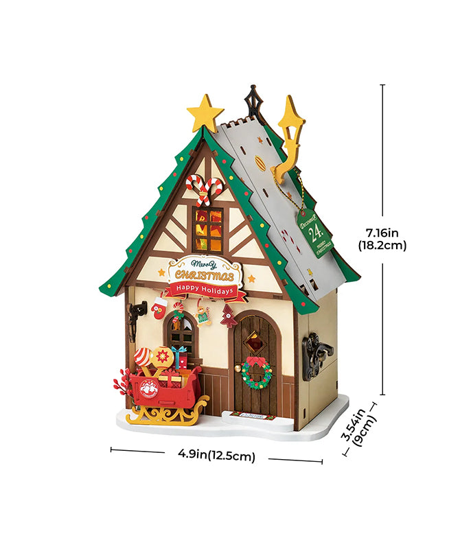 Casa navideña centelleante Rolife DS036