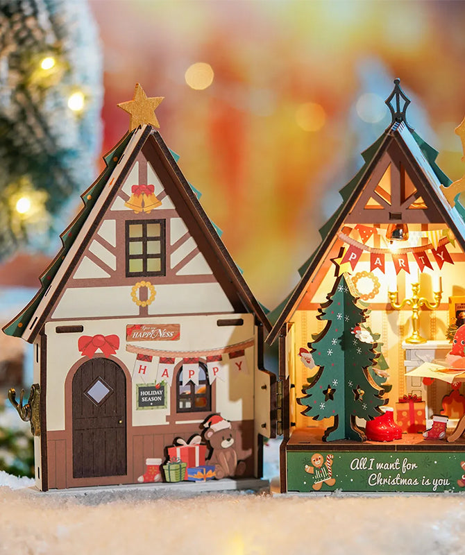 Casa navideña centelleante Rolife DS036