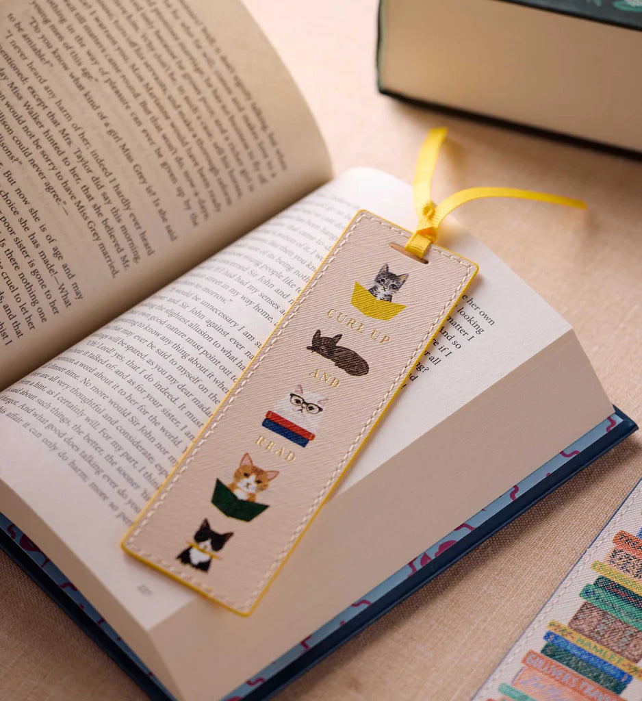 Studious Cats Bookmark Rifle Paper BSM009