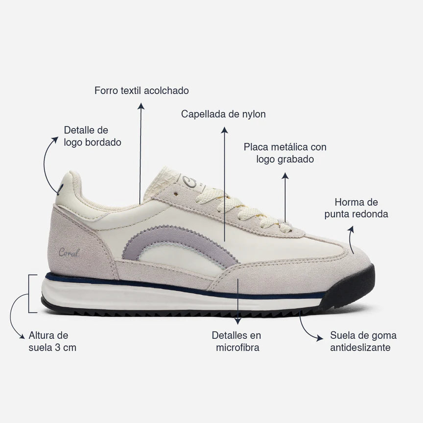 Tenis Coral Tabby