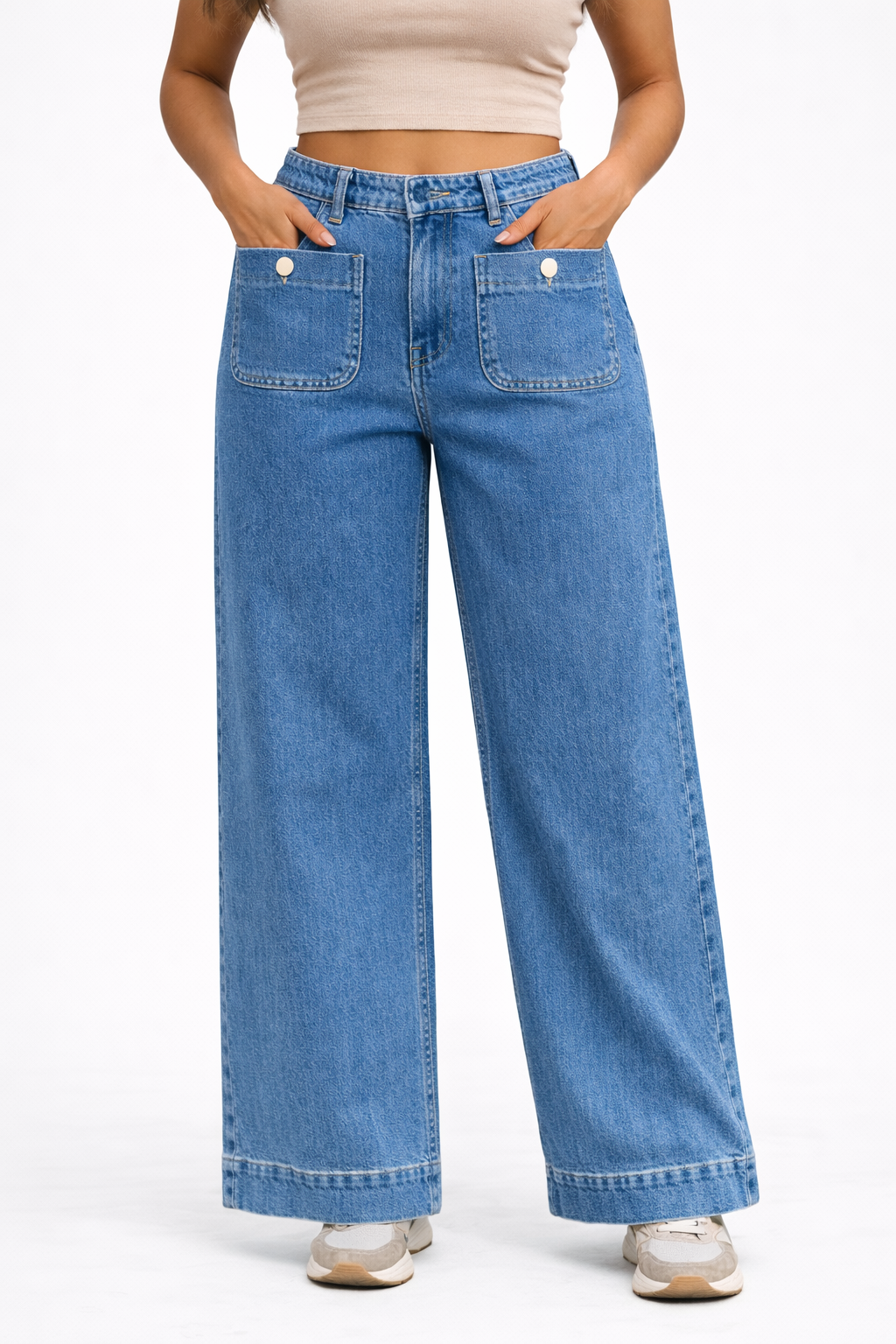 Jeans Vero Moda Kayla Wide Cintura alta Largo 32 10328192
