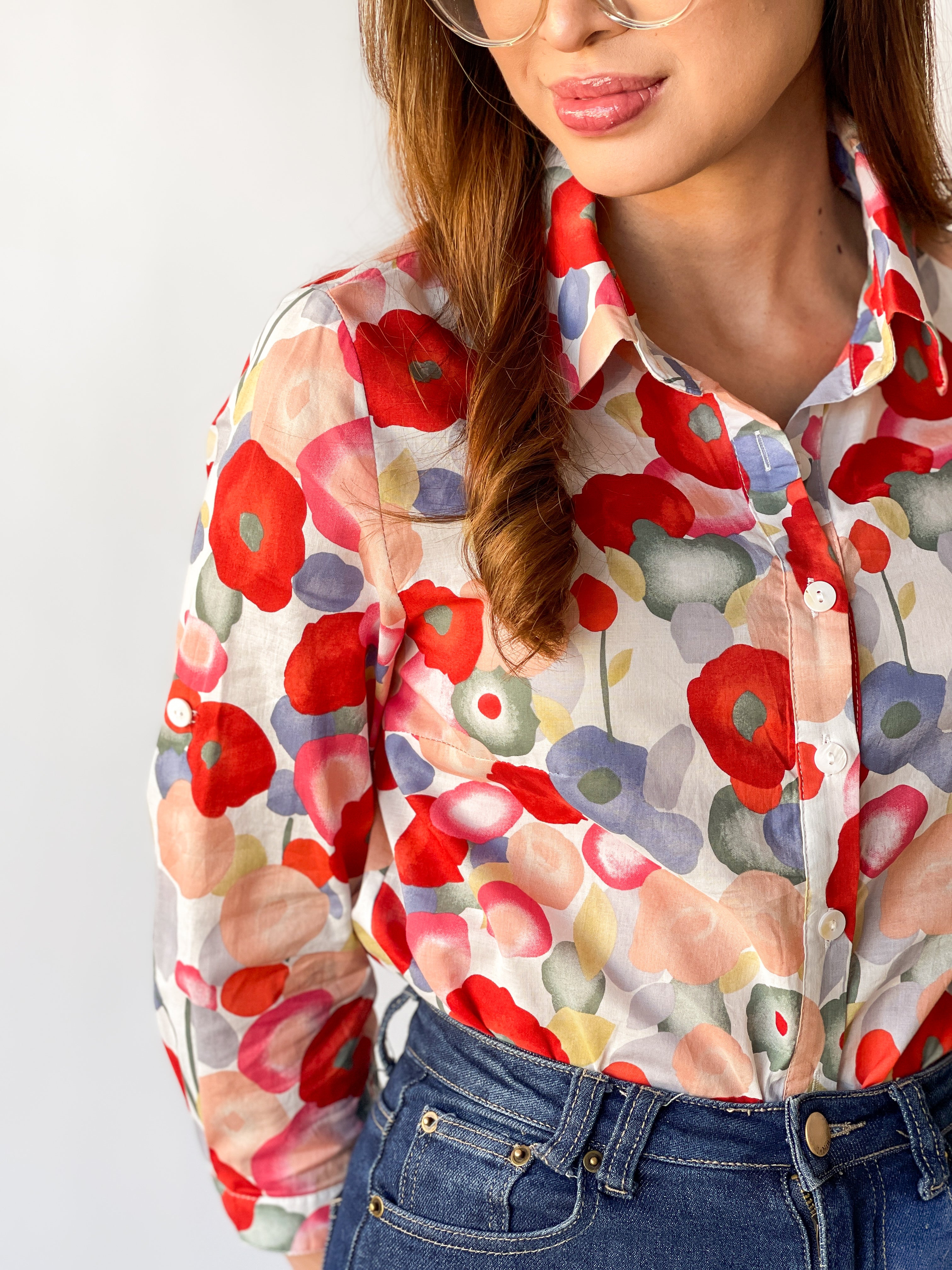 Camisa Floral YM2553816 YM2553816Shirt