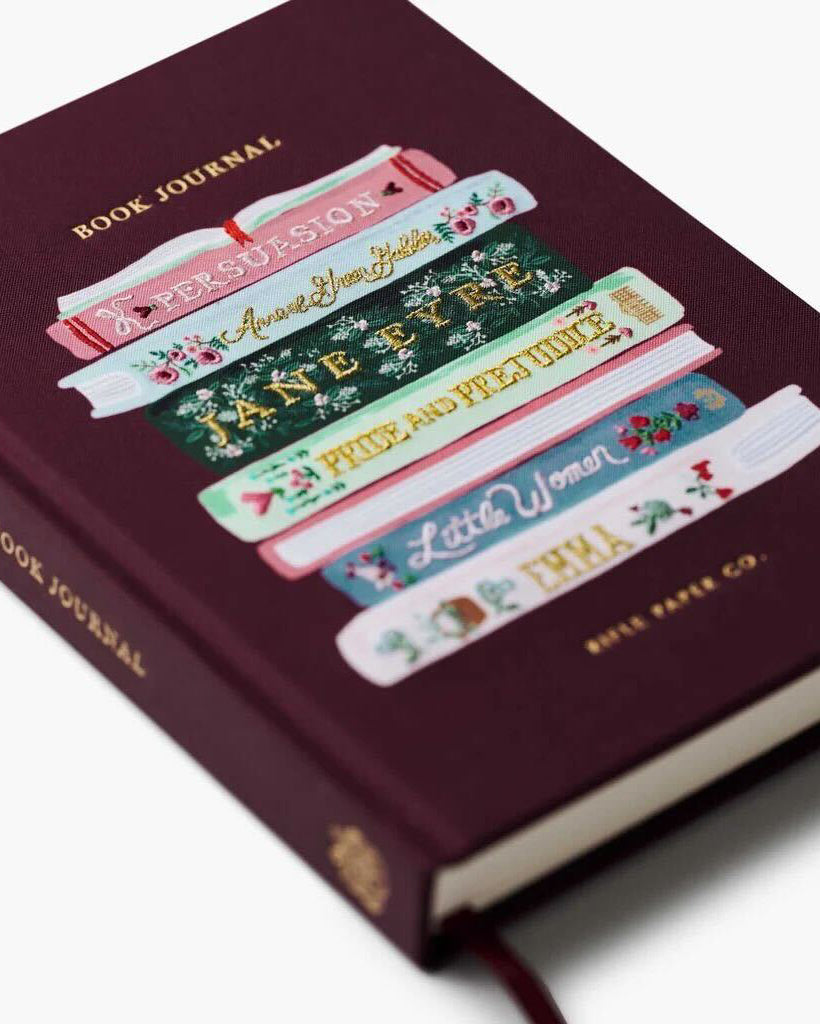 Ladies Night Book Club Embroidered Book Journal Rifle Paper JND002
