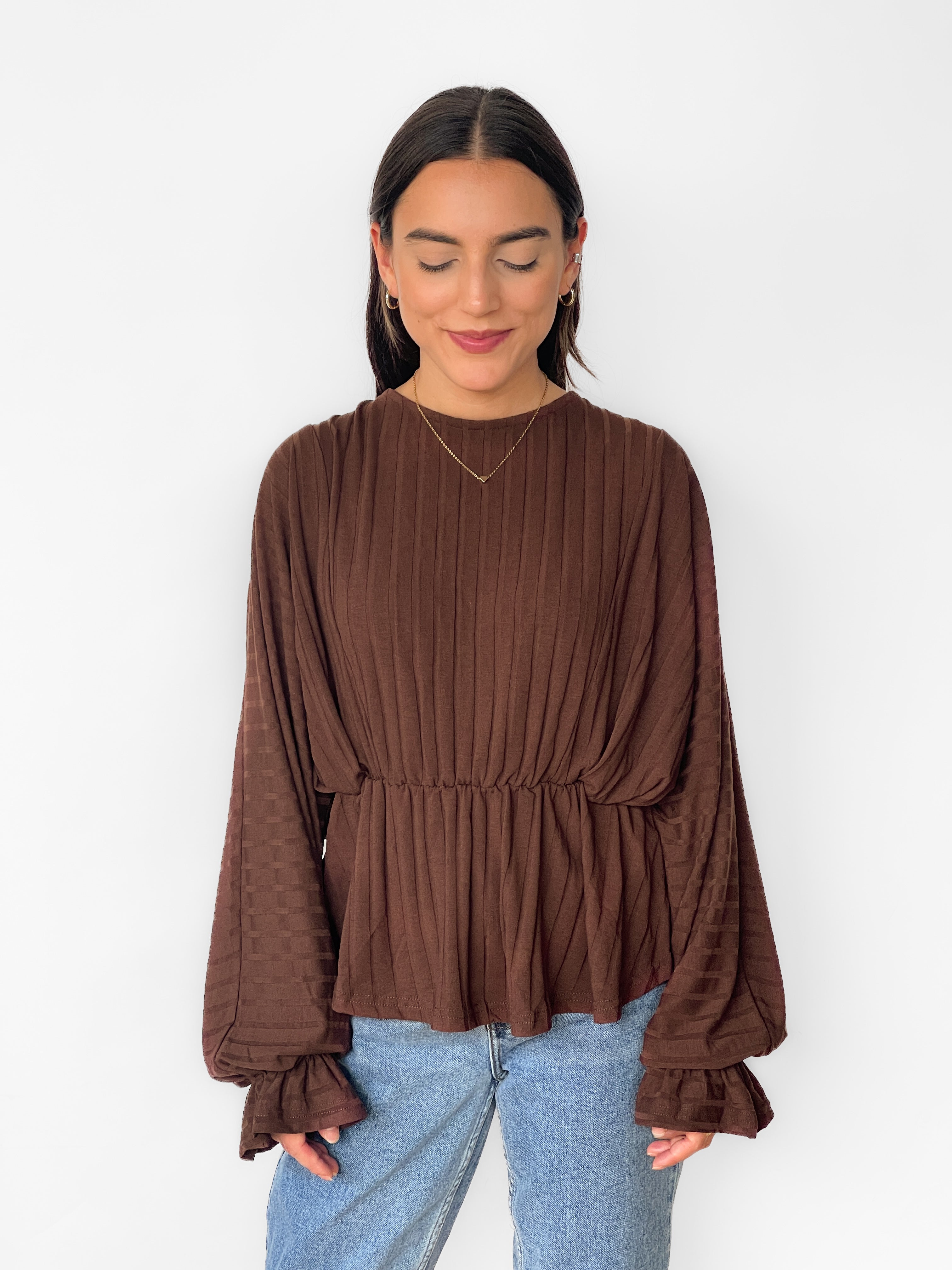 Blusa Pieces Savora 17143875