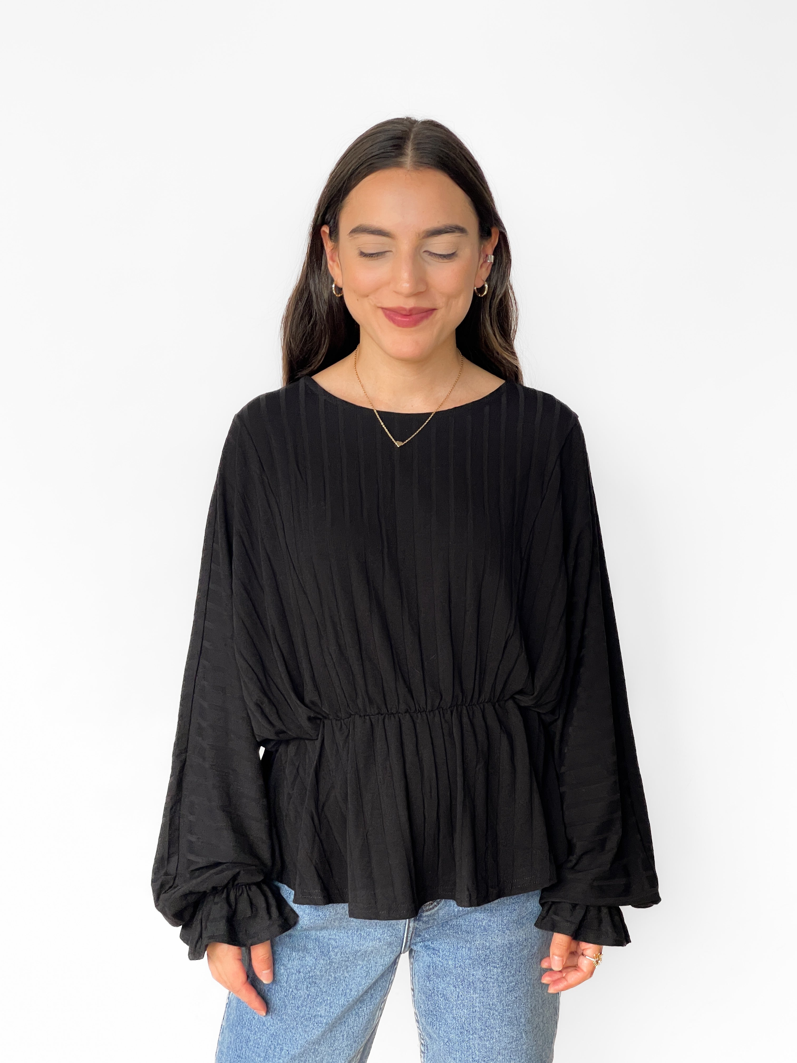 Blusa Pieces Savora 17143875