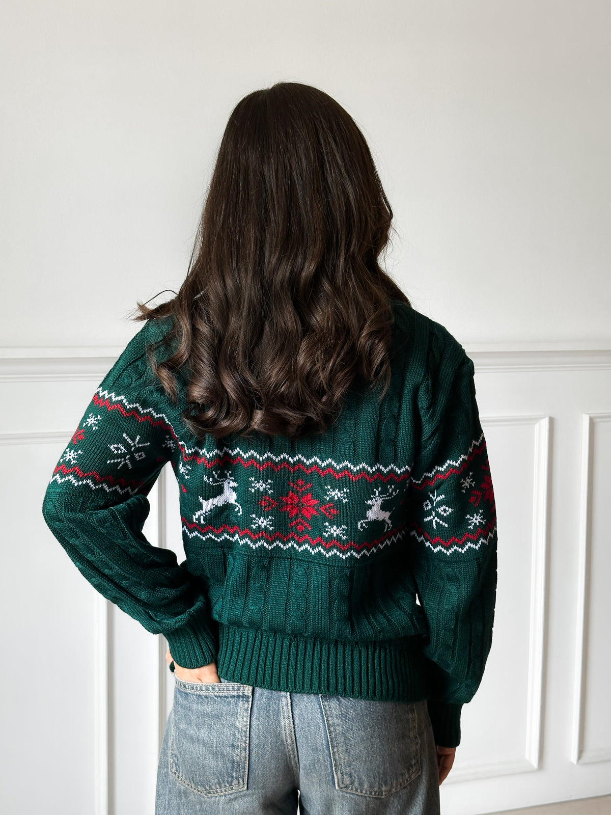 Suéter Navideño Lucerna Verde TP26N035