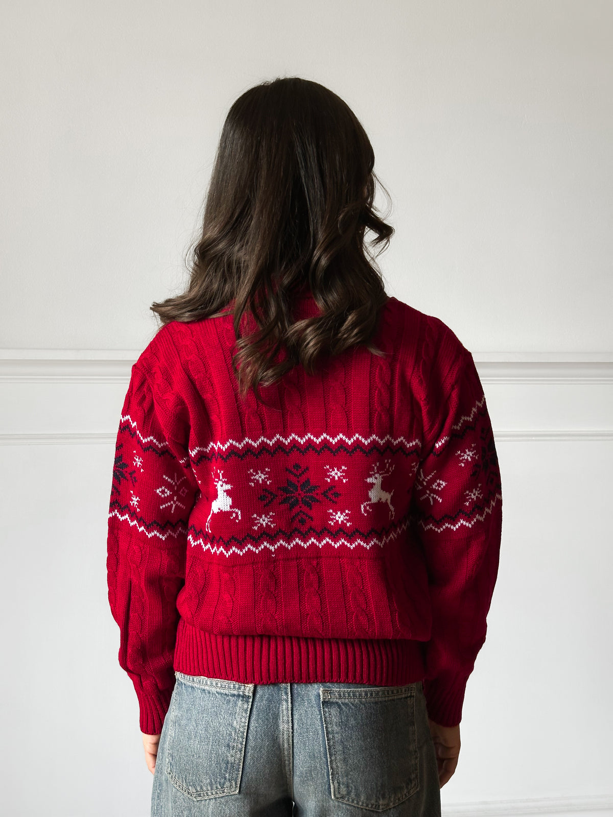Suéter Navideño Lucerna Rojo TP25N038