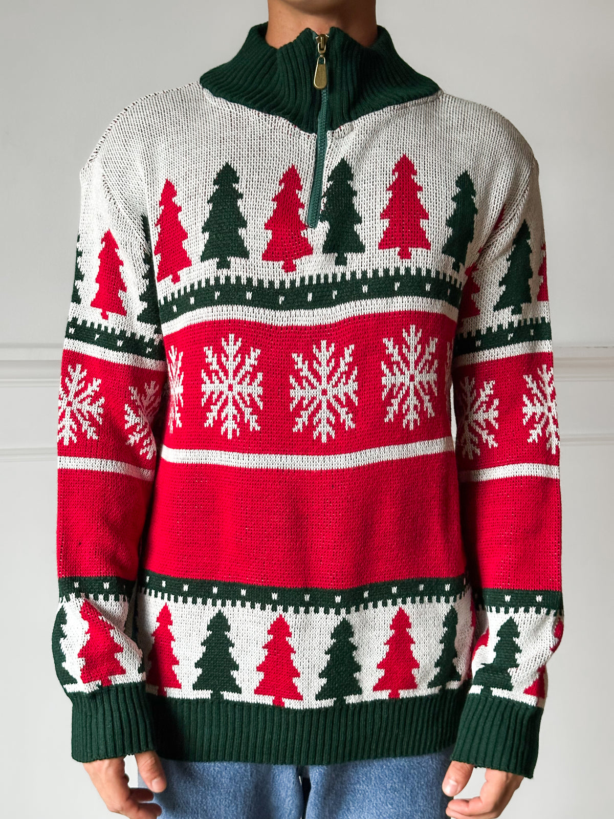 Suéter Navideño Pinos TE26N023