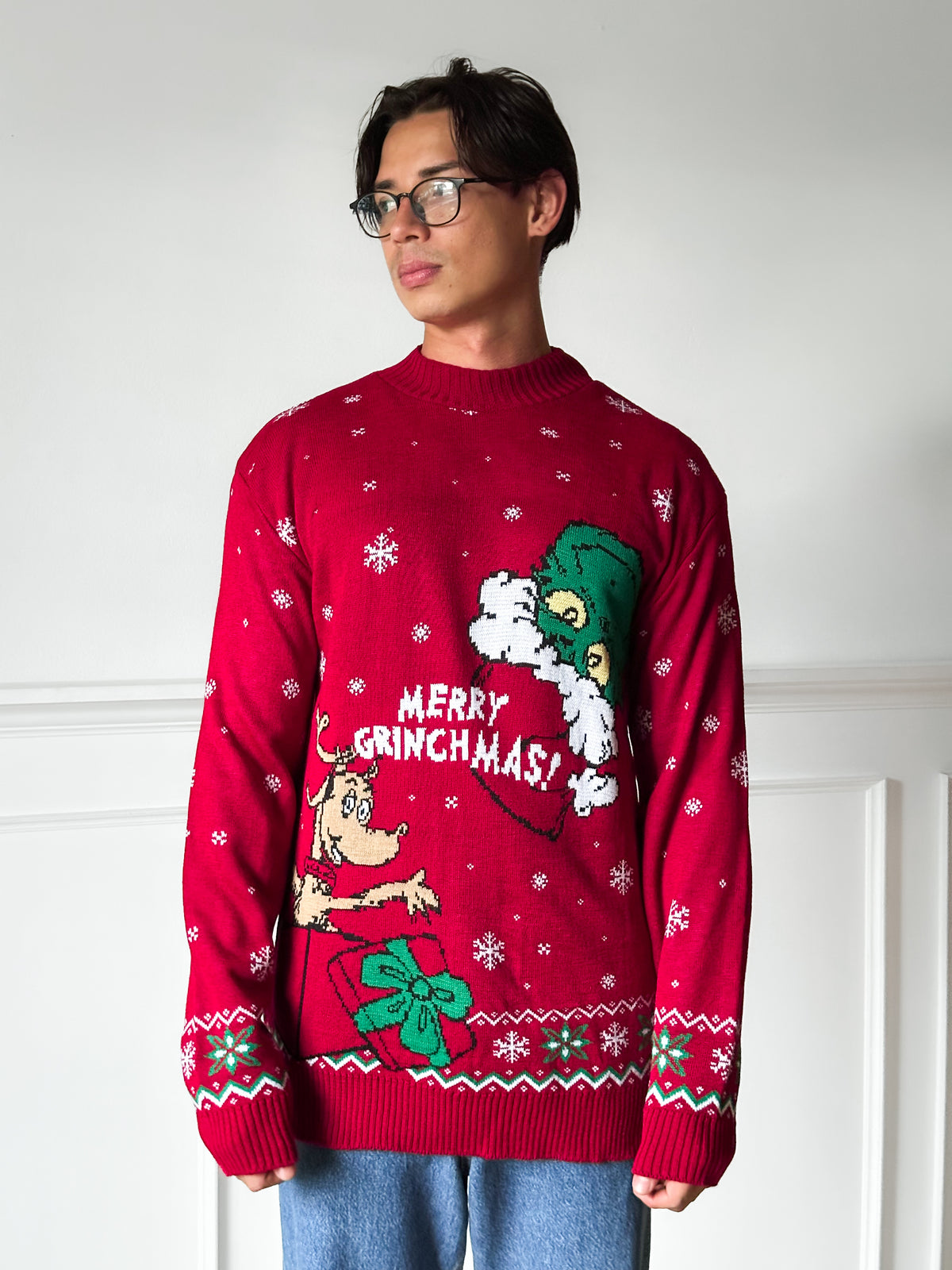 Suéter Navideño Merry Grinchmas TP26N017