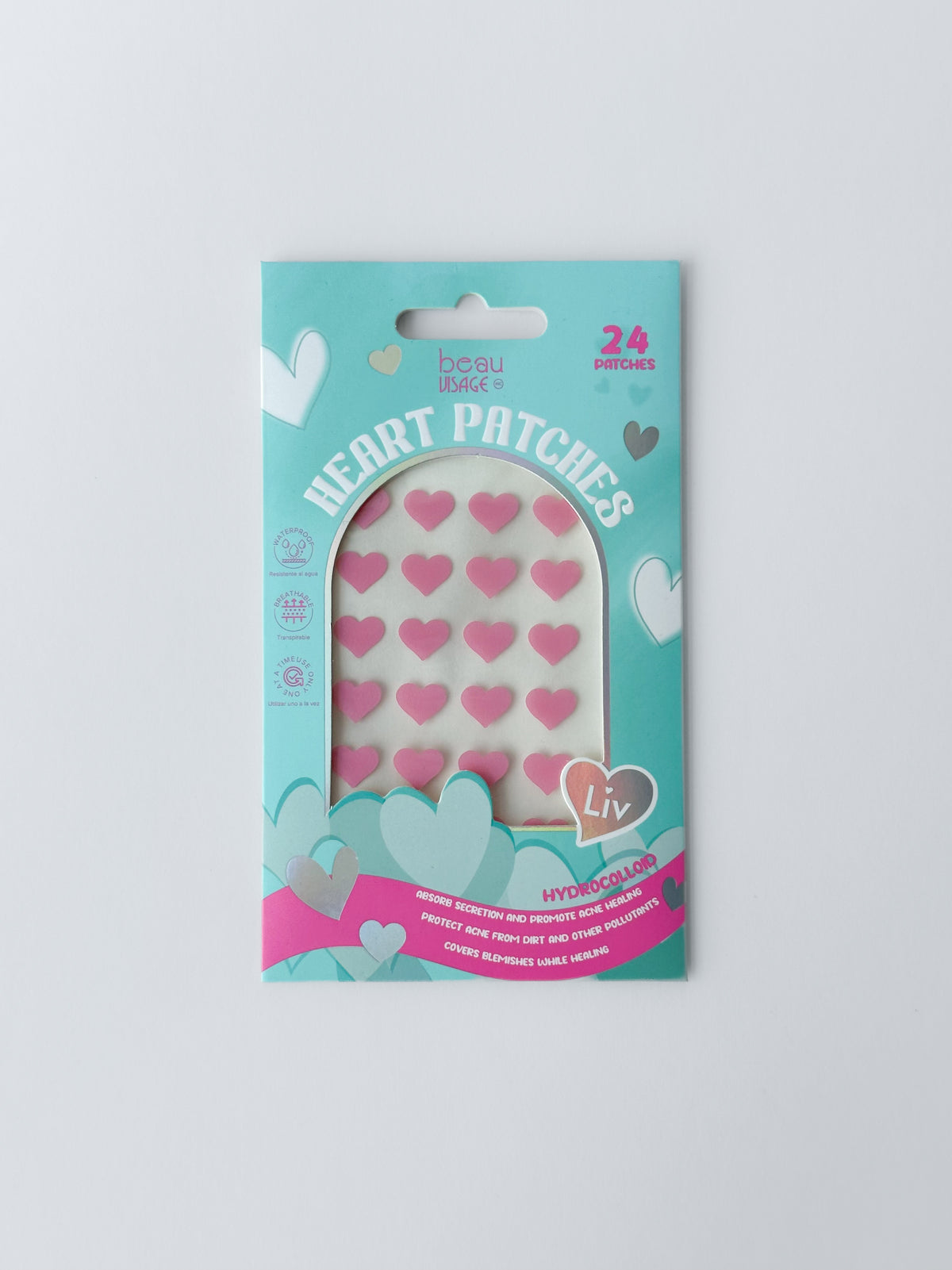 Parche facial Heart Patches Beau Visage 24 patches SKY-S201