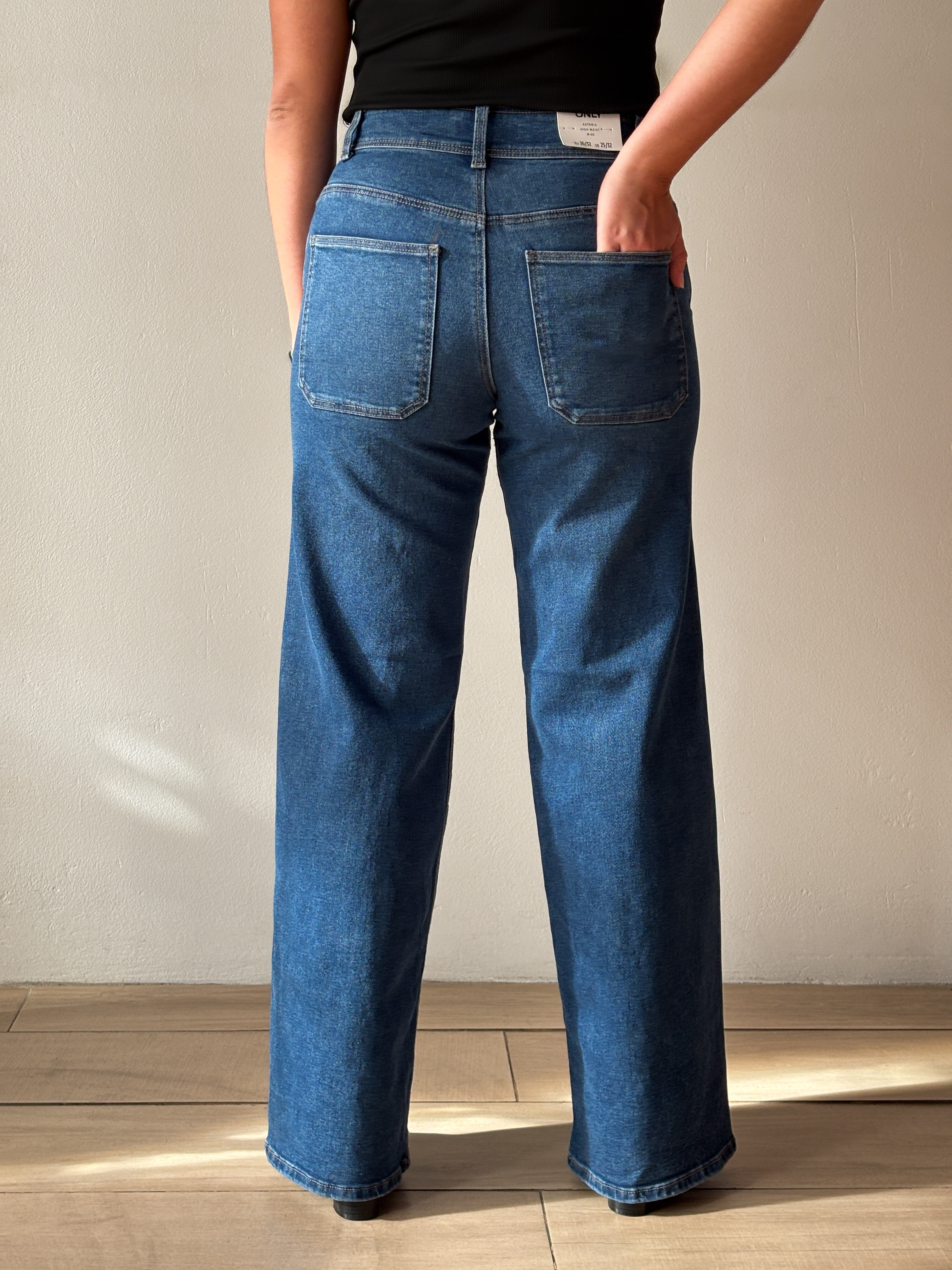 Jeans Only Astoria Wide Cintura alta Largo 32 15360823