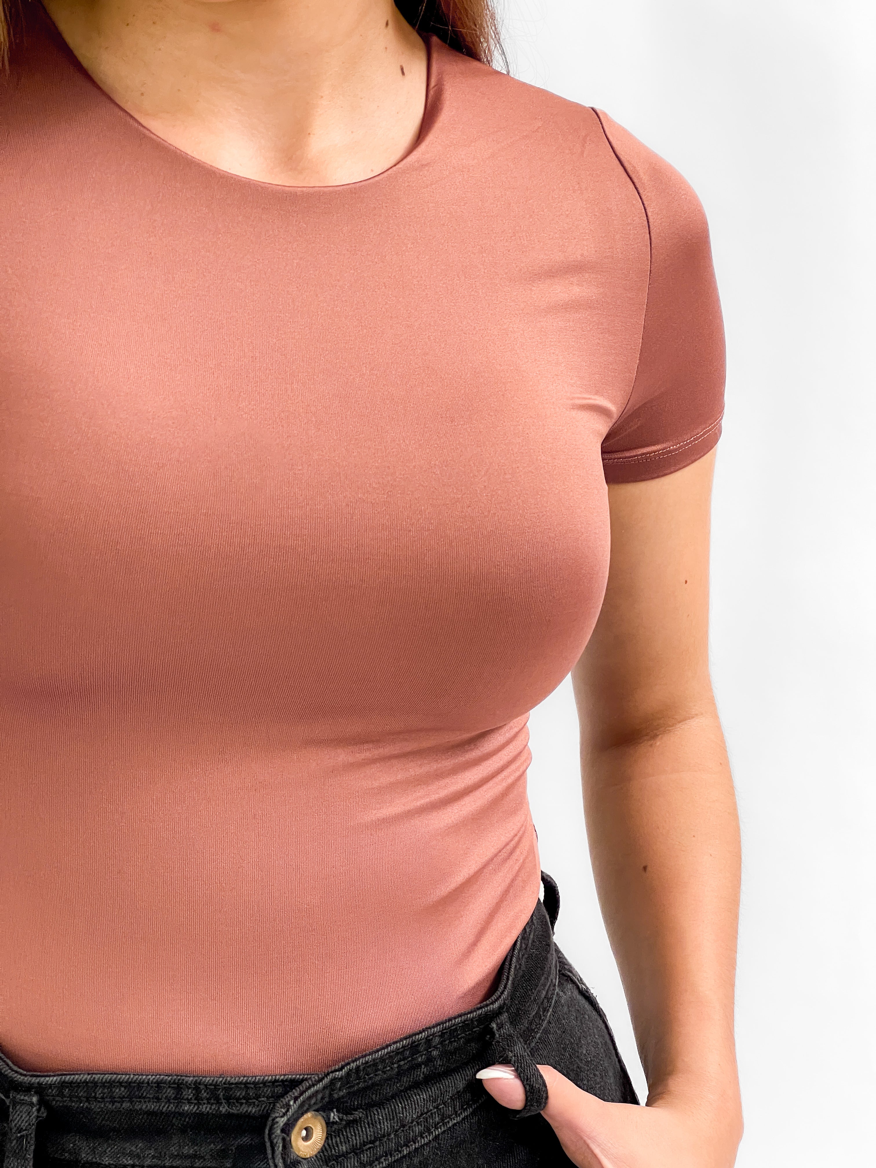 Bodysuit Farah cuello redondo TW1184