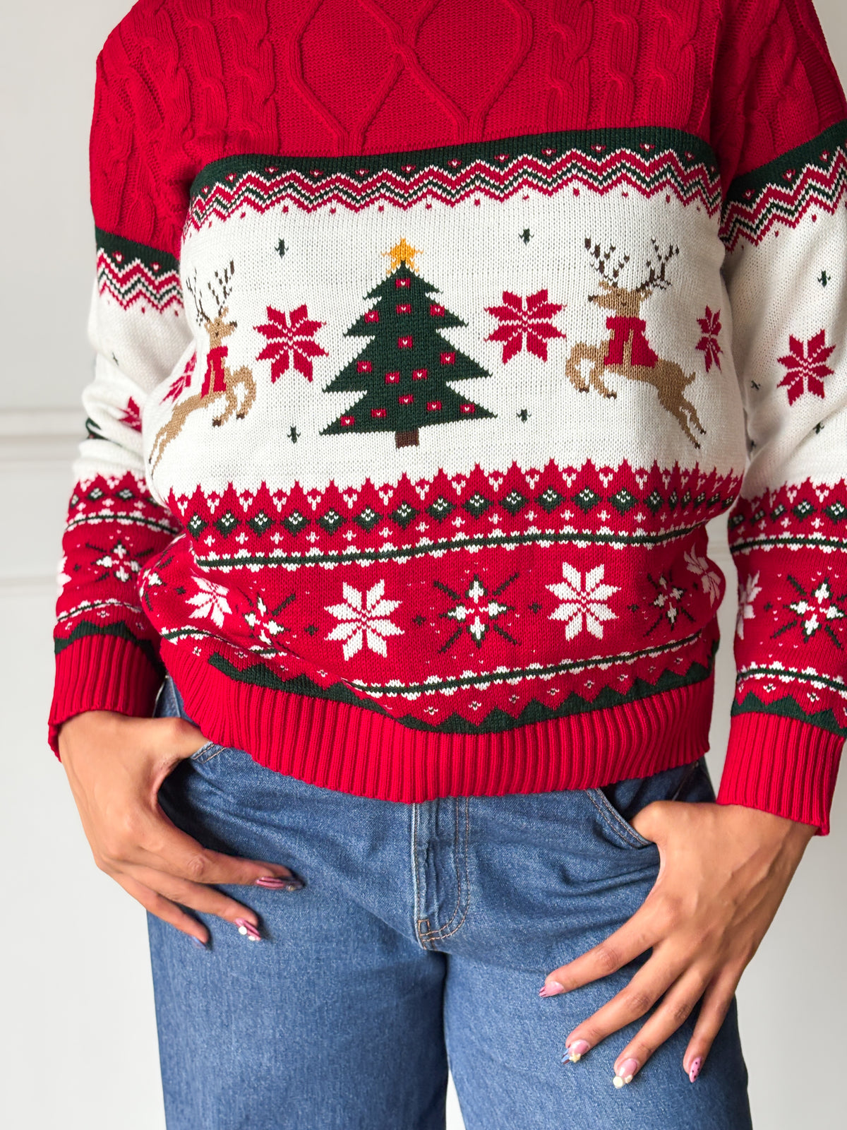 Suéter Navideño Reno Boreal TP26N029