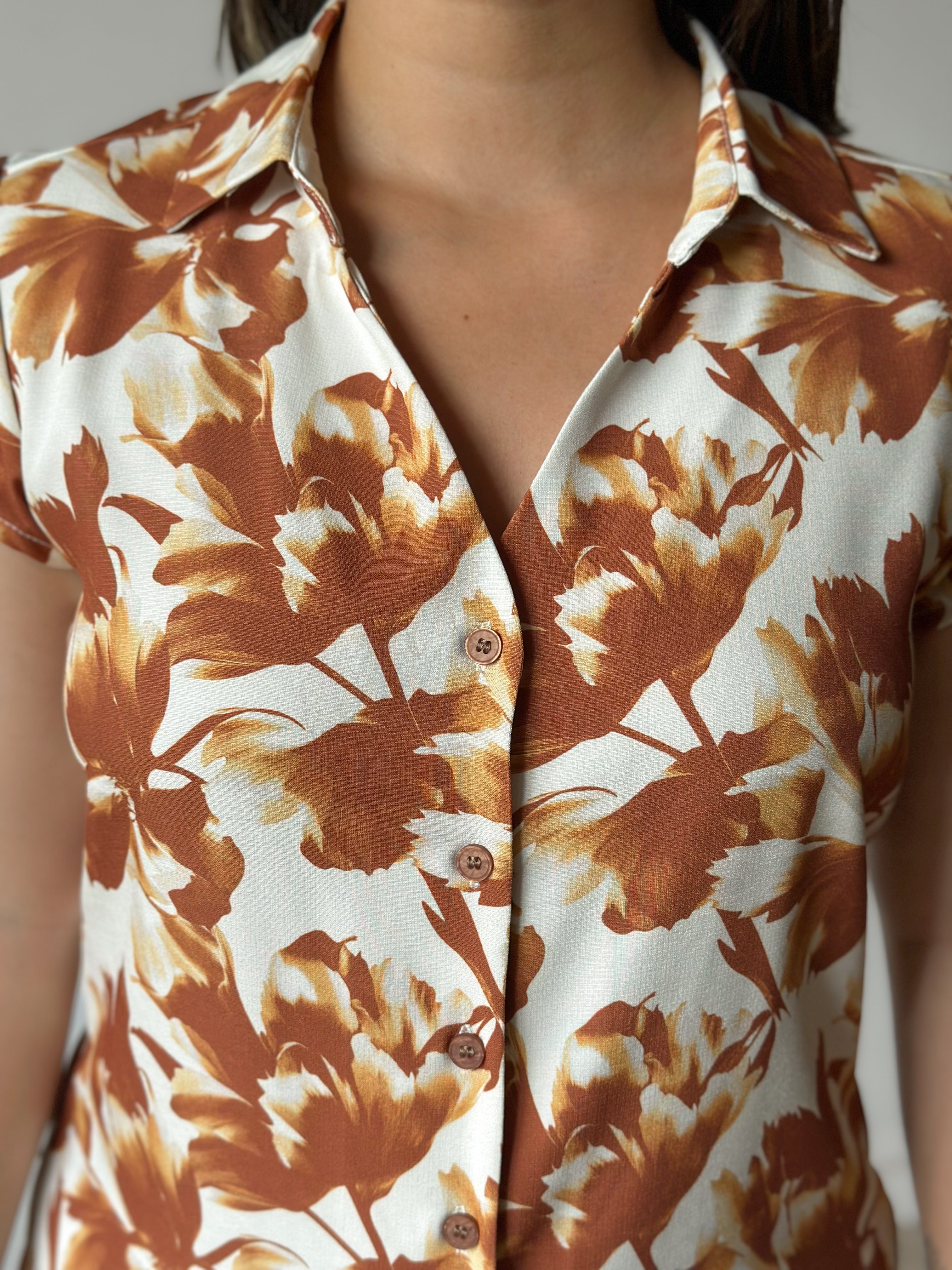 Blusa priamo manga corta 13364