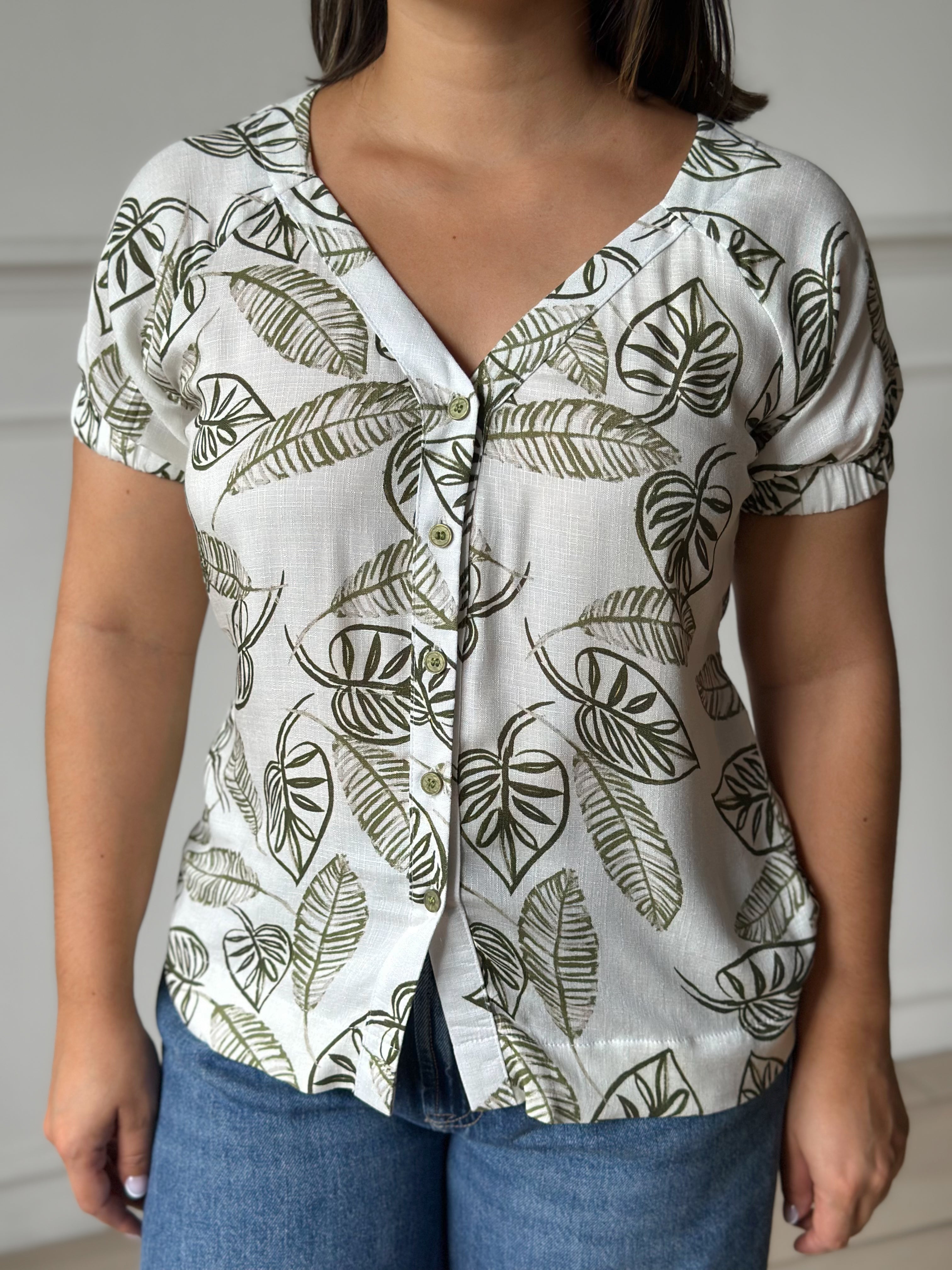 Blusa priamo manga corta 13375