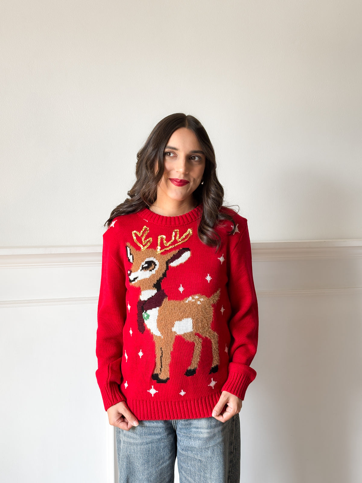 Suéter Navideño Renito Rojo TP25N068