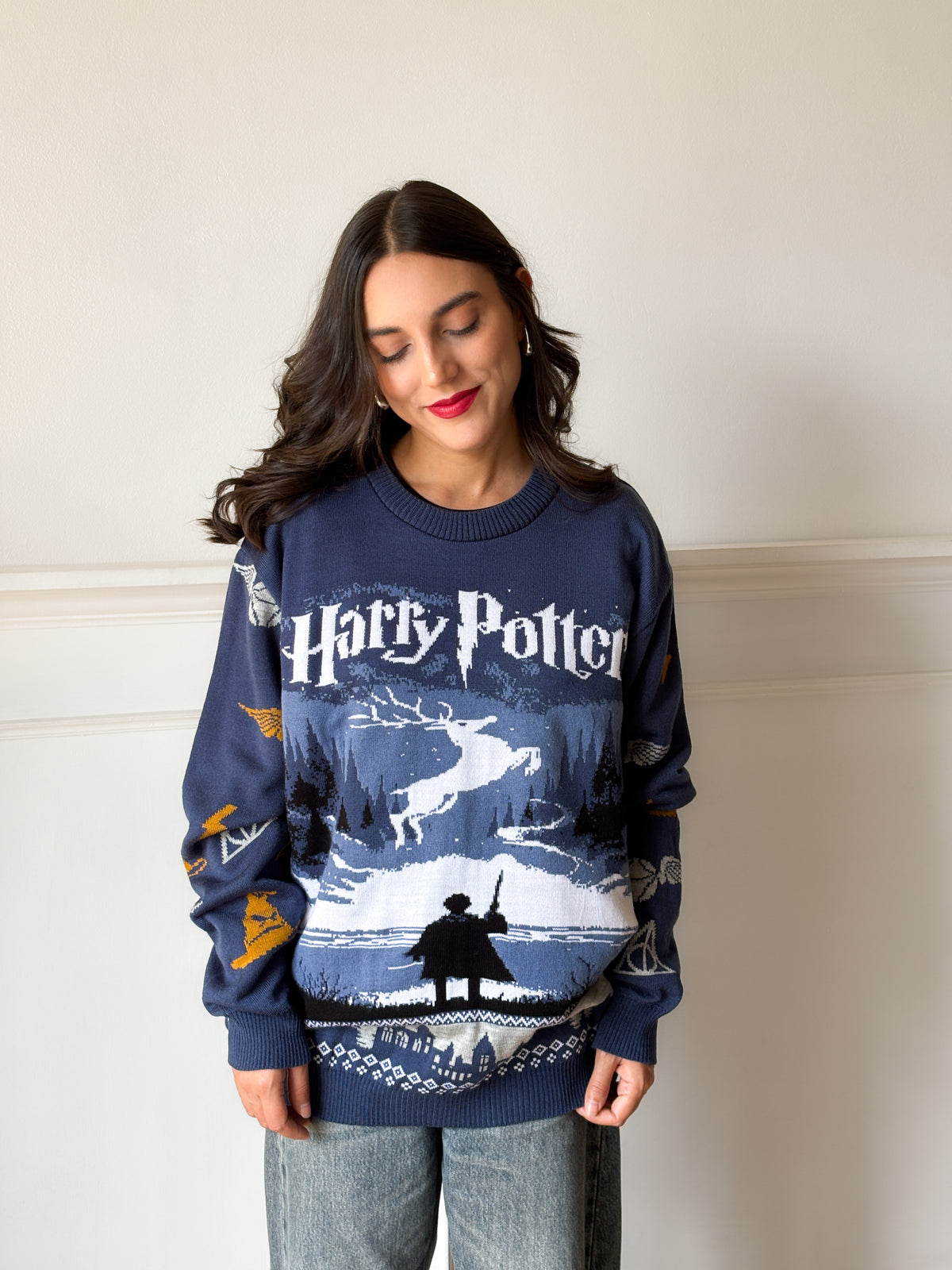 Suéter Navideño HP Patronus TP26N013
