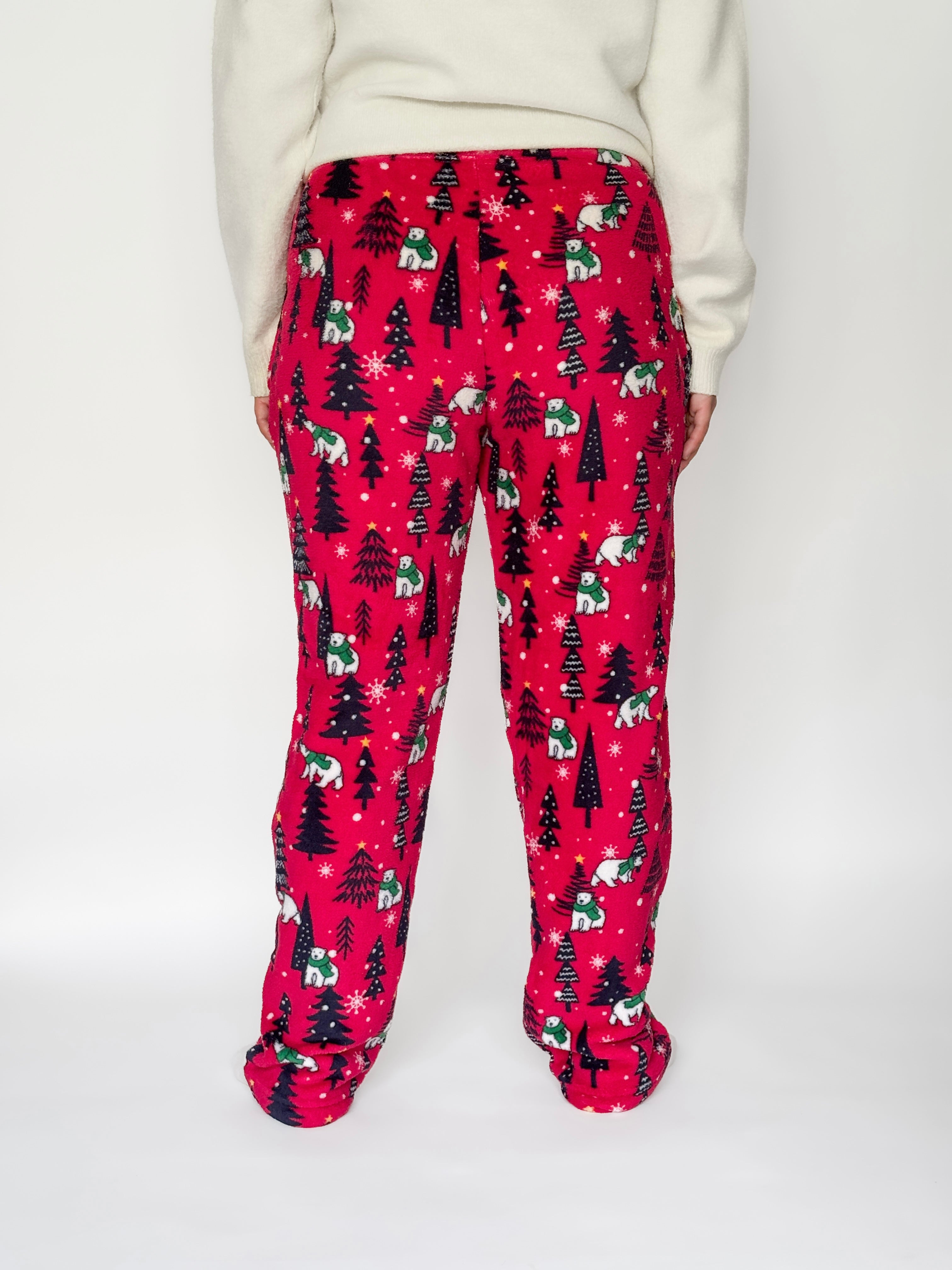 Pantalón Oso polar PJ-XMAS-RED