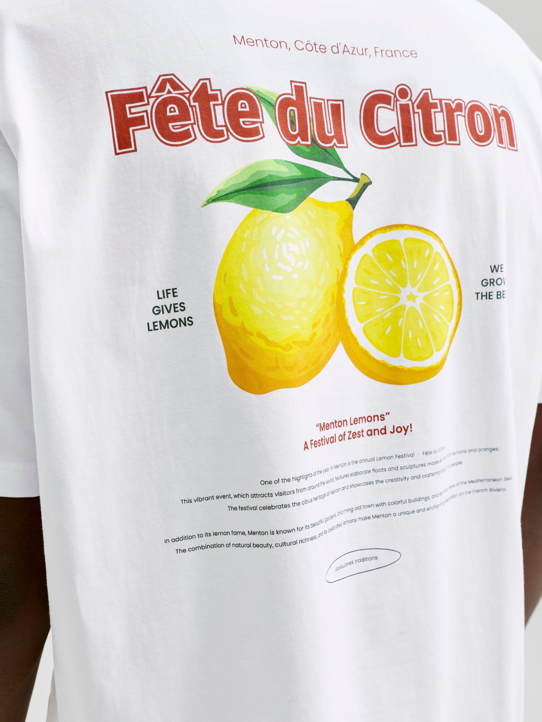 Tshirt Jack Jones Lemon 12288350