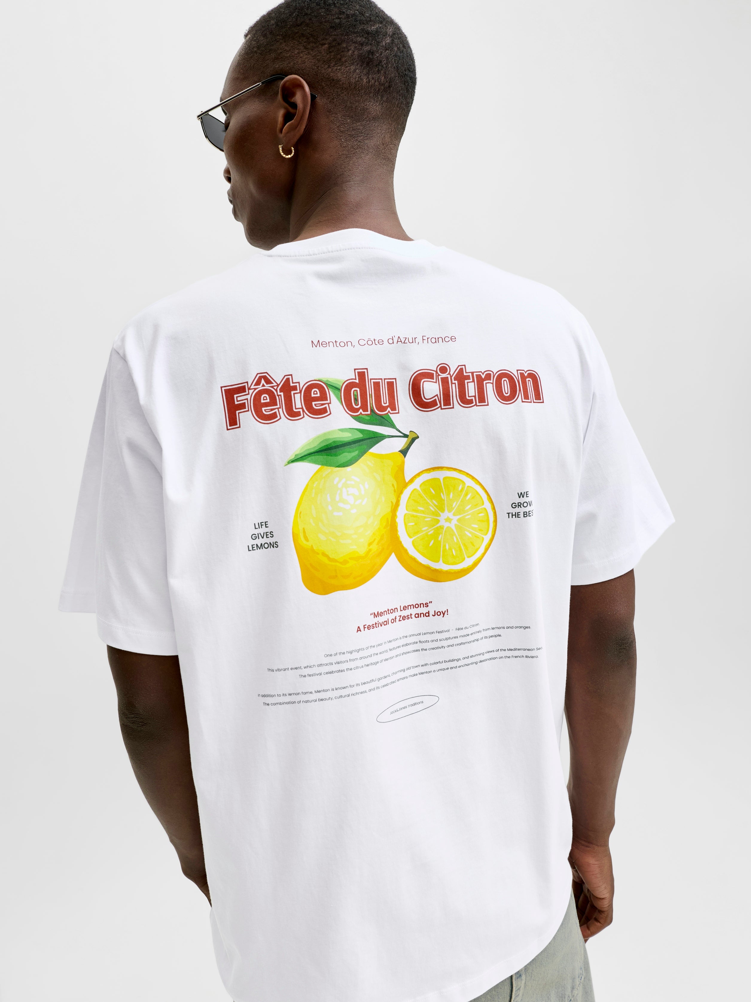 Tshirt Jack Jones Lemon 12288350