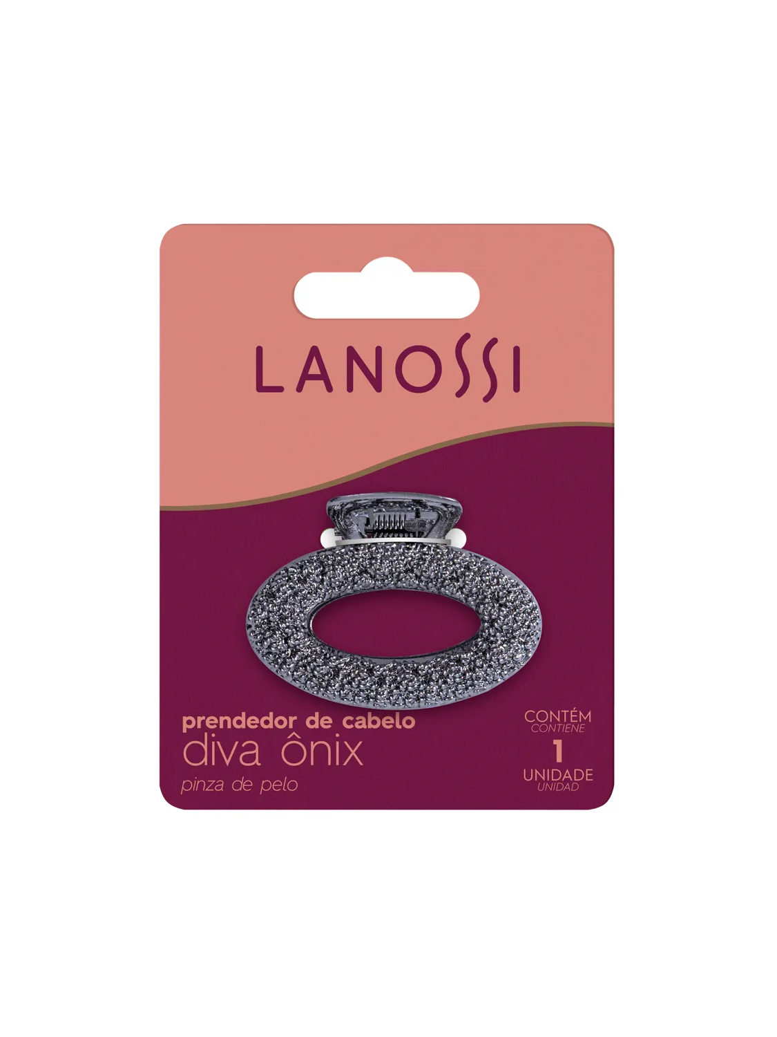 Clip de garra Diva Onix Lanossi Cód.LS2567