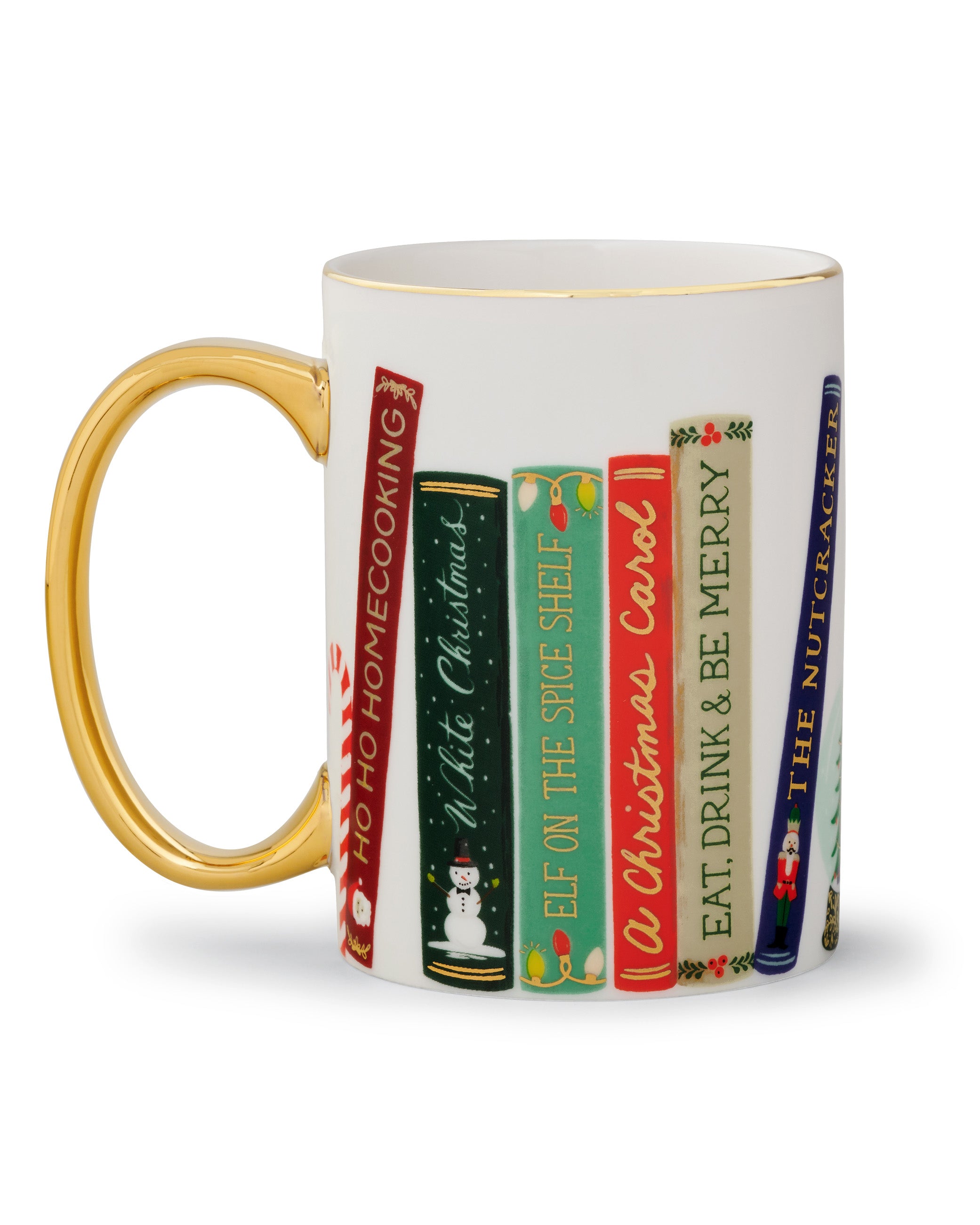 Taza de porcelana festiva del club de lectura Rifle Paper MUX007