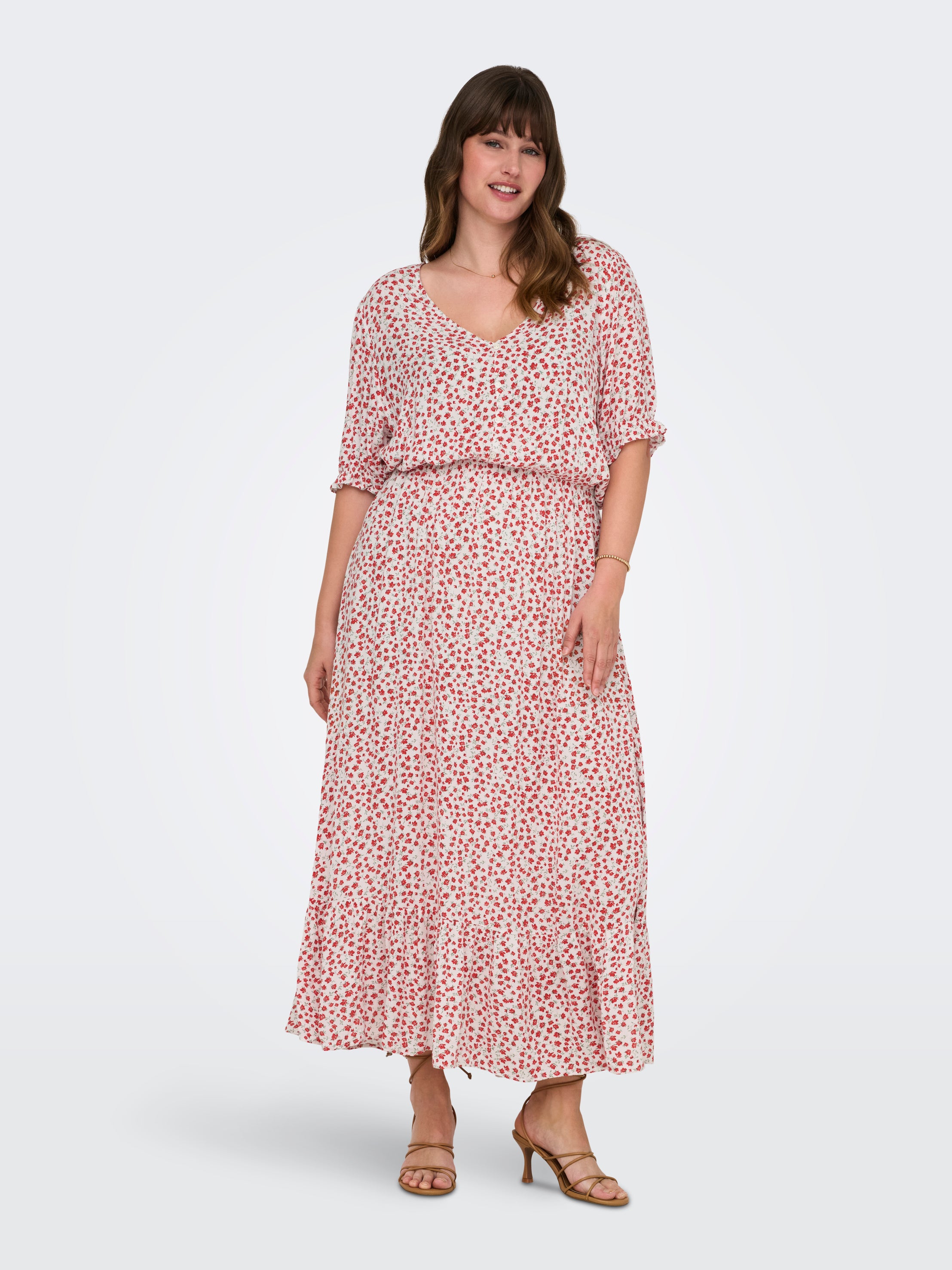 Vestido Only Carmakoma Chianti 15323369