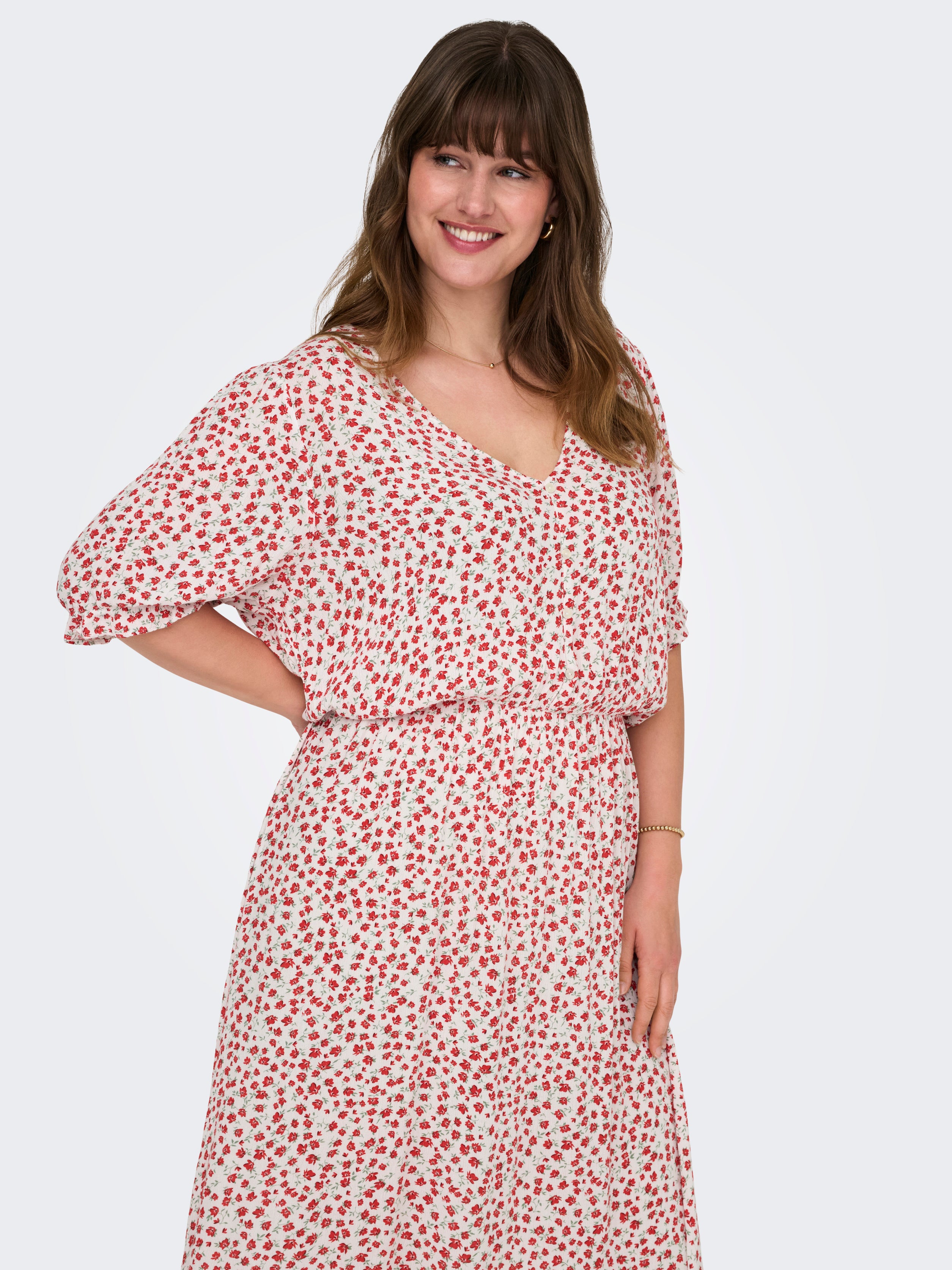 Vestido Only Carmakoma Chianti 15323369