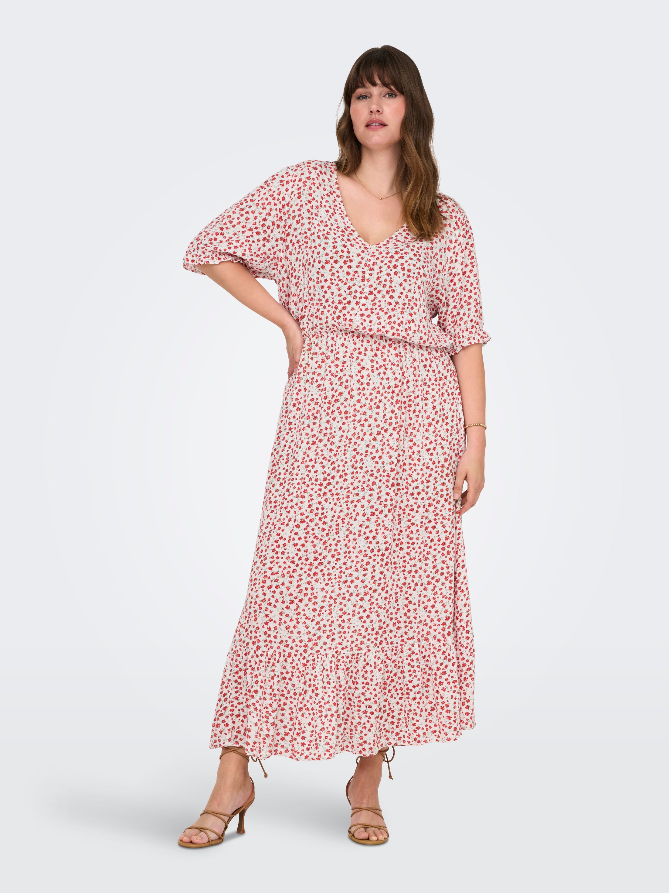 Vestido Only Carmakoma Chianti 15323369