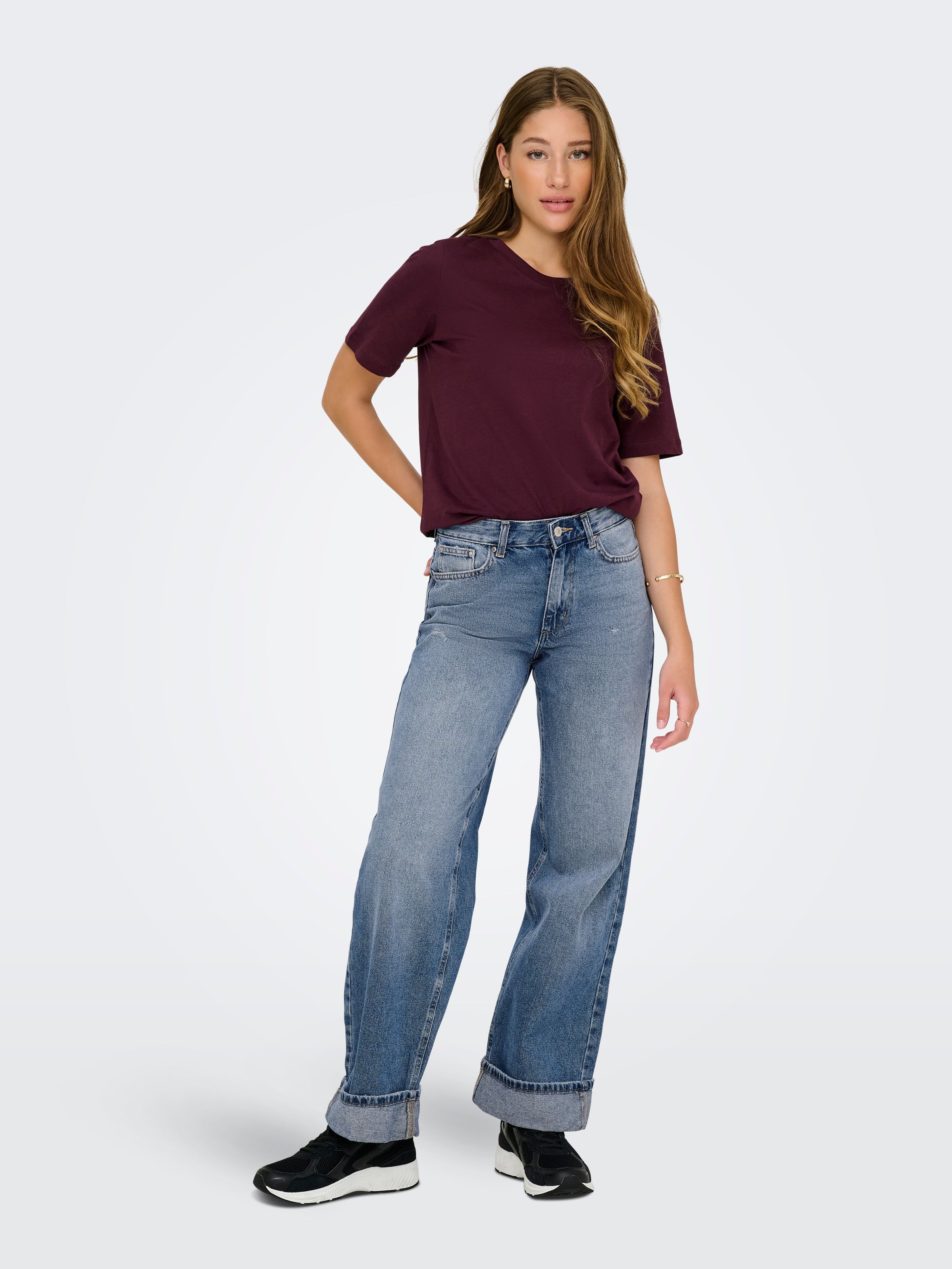 Jeans Only Ella Wide Cintura Media Largo 32 15344976