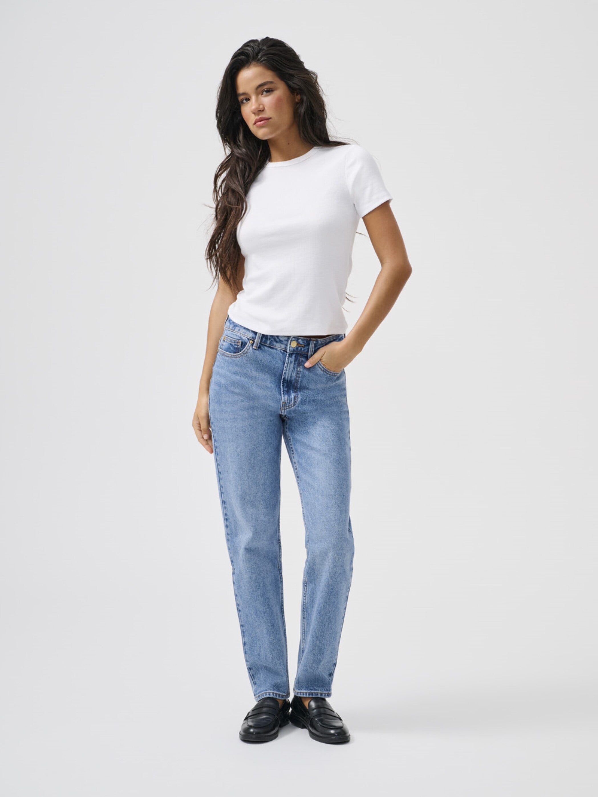 Jeans Only Emily Straight Cintura alta Largo 30 15195573