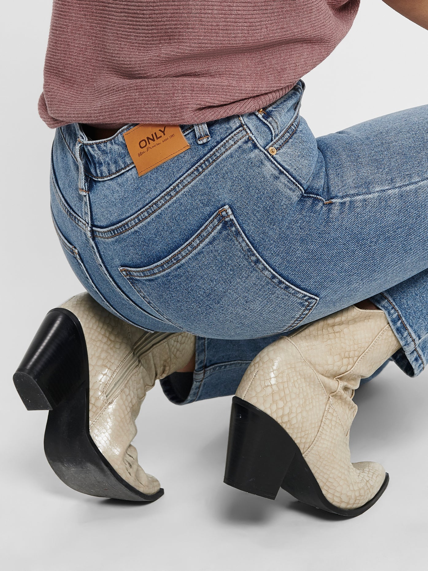 Jeans Only Emily Straight Cintura alta Largo 30 15195573
