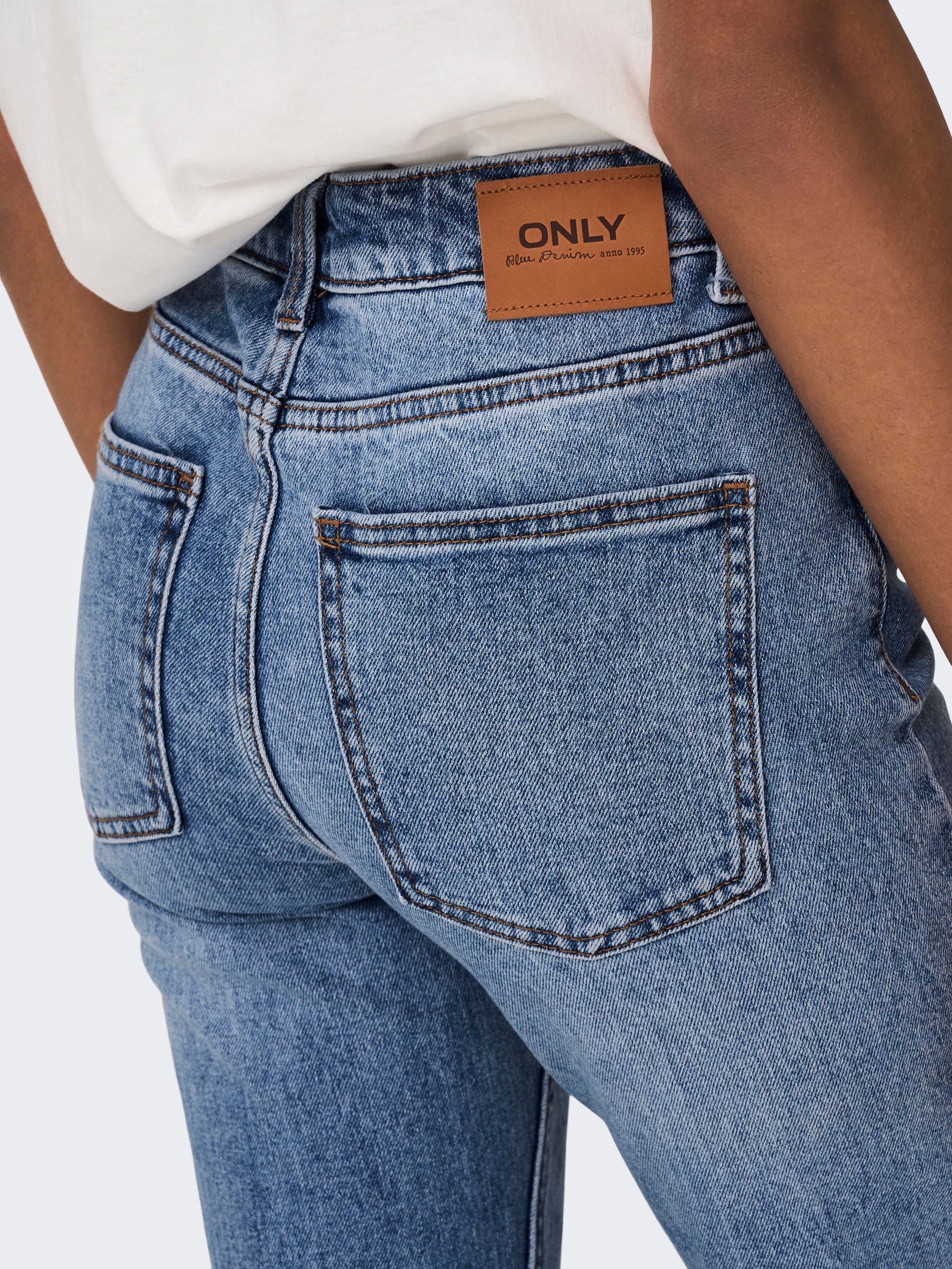 Jeans Only Emily Straight Cintura alta Largo 32 15195573
