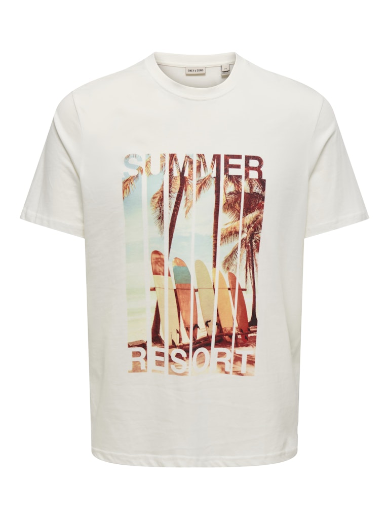 ONLY & SONS oversize t-shirt with floral back print in washed black ONLY & SONS oversize t-shirt with floral back print in washed black