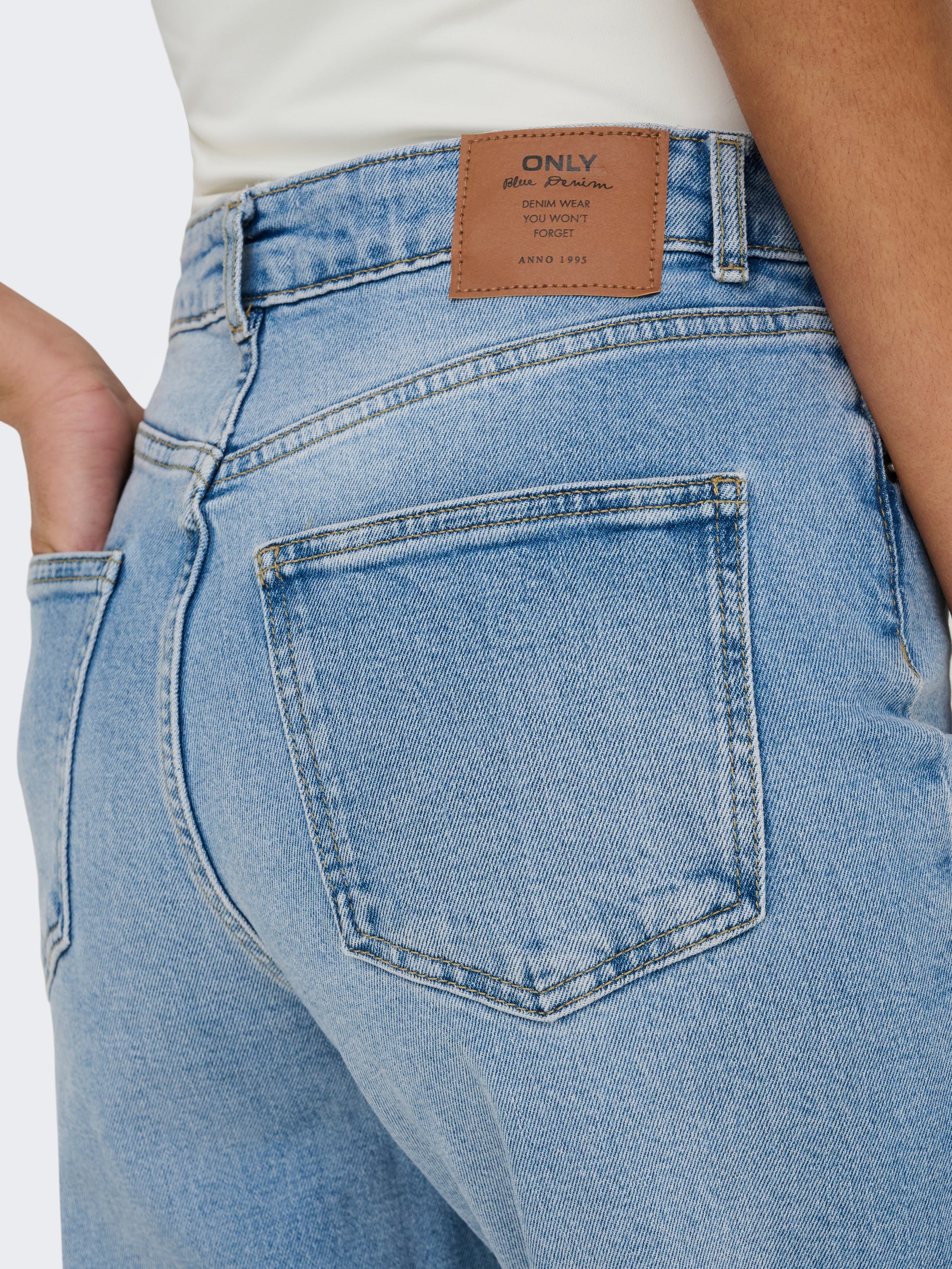 Jeans Only Juicy Wide Leg Cintura alta Largo 32 15234743